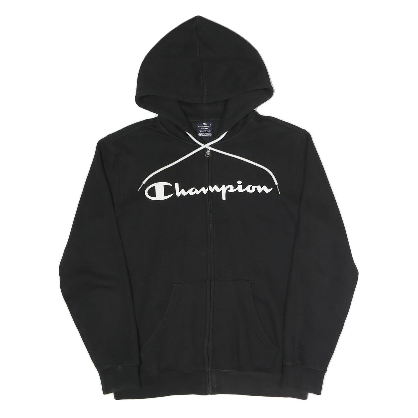 Buy CHAMPION Mens Black Full Zip S Cotton Blend Hoodie Sweatshirt Casual Wear Refurbished - $29.89 CHAMPION Mens Black Full Zip S Cotton Blend Hoodie Sweatshirt Casual Wear Refurbished - N/A refurbished available on Cerqular