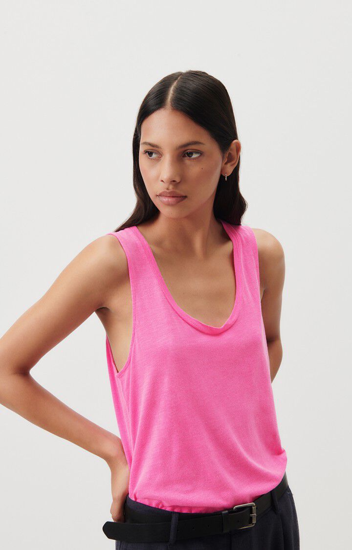 Tank Jac47v Rose-Fluo | Color: ROSE FLUO | Size: XS Refurbished - Rue Madame is a known brand, and the standardized name is " refurbished available on Cerqular