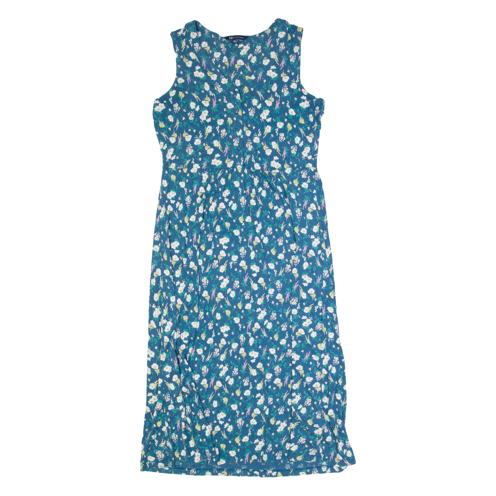 CREW CLOTHING Womens Maxi Dress Blue Floral Sleeveless Long UK 12 Refurbished - N/A refurbished available on Cerqular