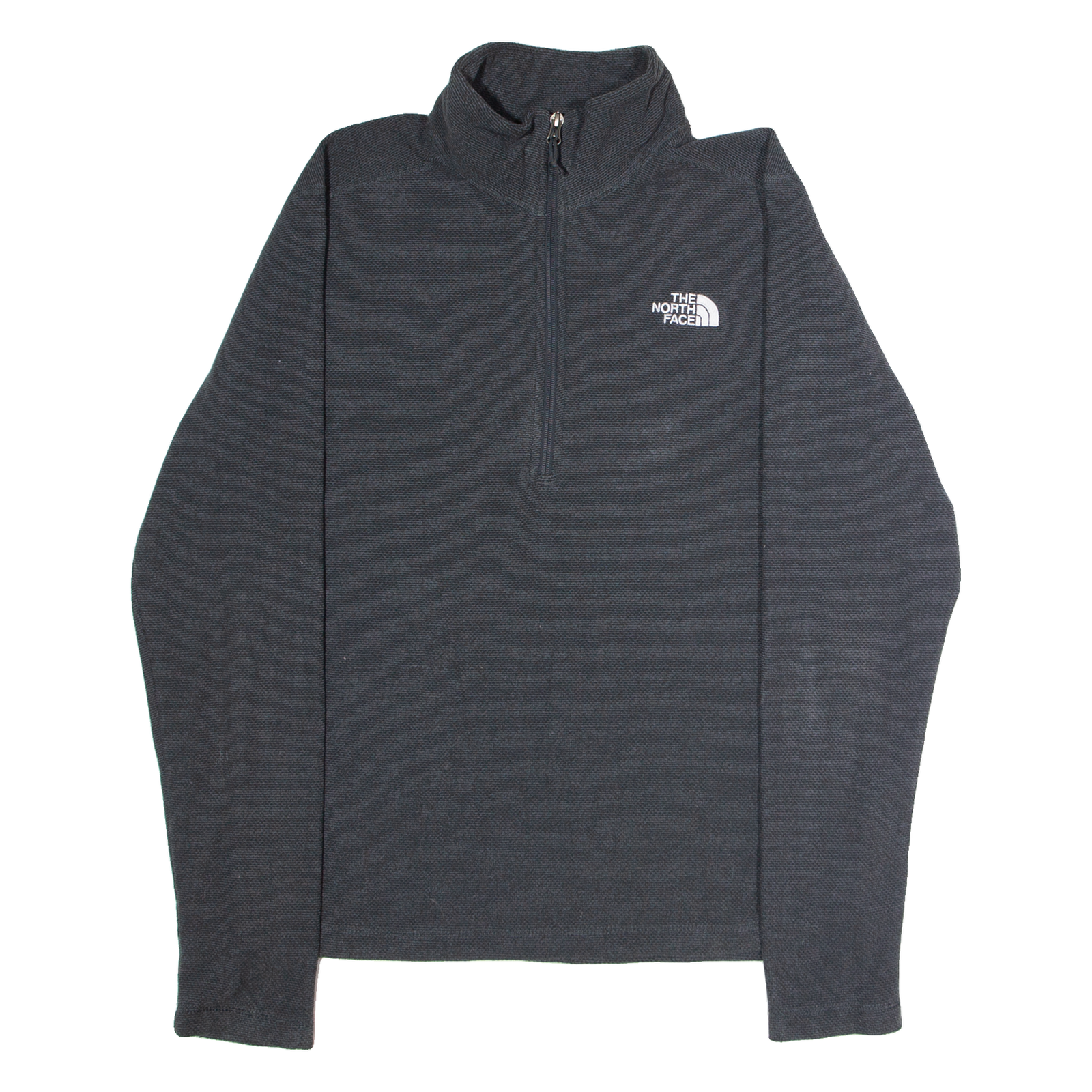 THE NORTH FACE Mens Fleece Grey 1/4 Zip M Refurbished - N/A refurbished available on Cerqular