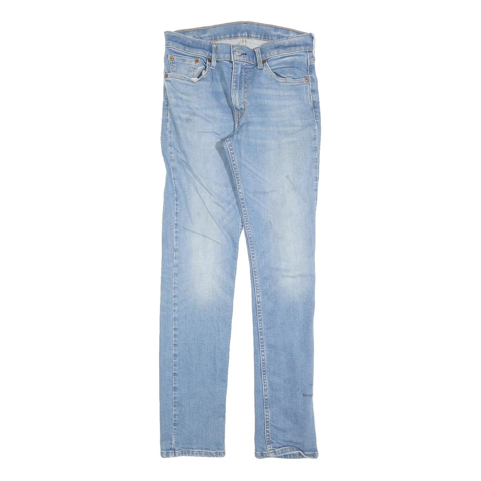 LEVI'S 511 Slim Mens Jeans Blue Slim Skinny Denim Light W30 L32 Authentic Refurbished - N/A refurbished available on Cerqular