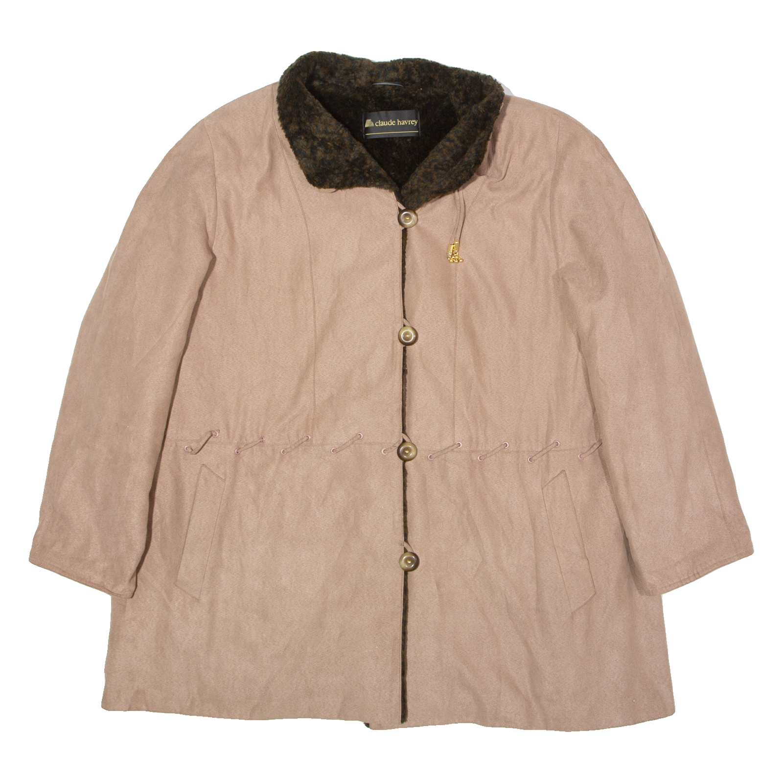Buy CLAUDE HARVEY Womens Overcoat Coat Brown Faux Suede XL Refurbished - $21.83 CLAUDE HARVEY Womens Overcoat Coat Brown Faux Suede XL Refurbished - N/A refurbished available on Cerqular