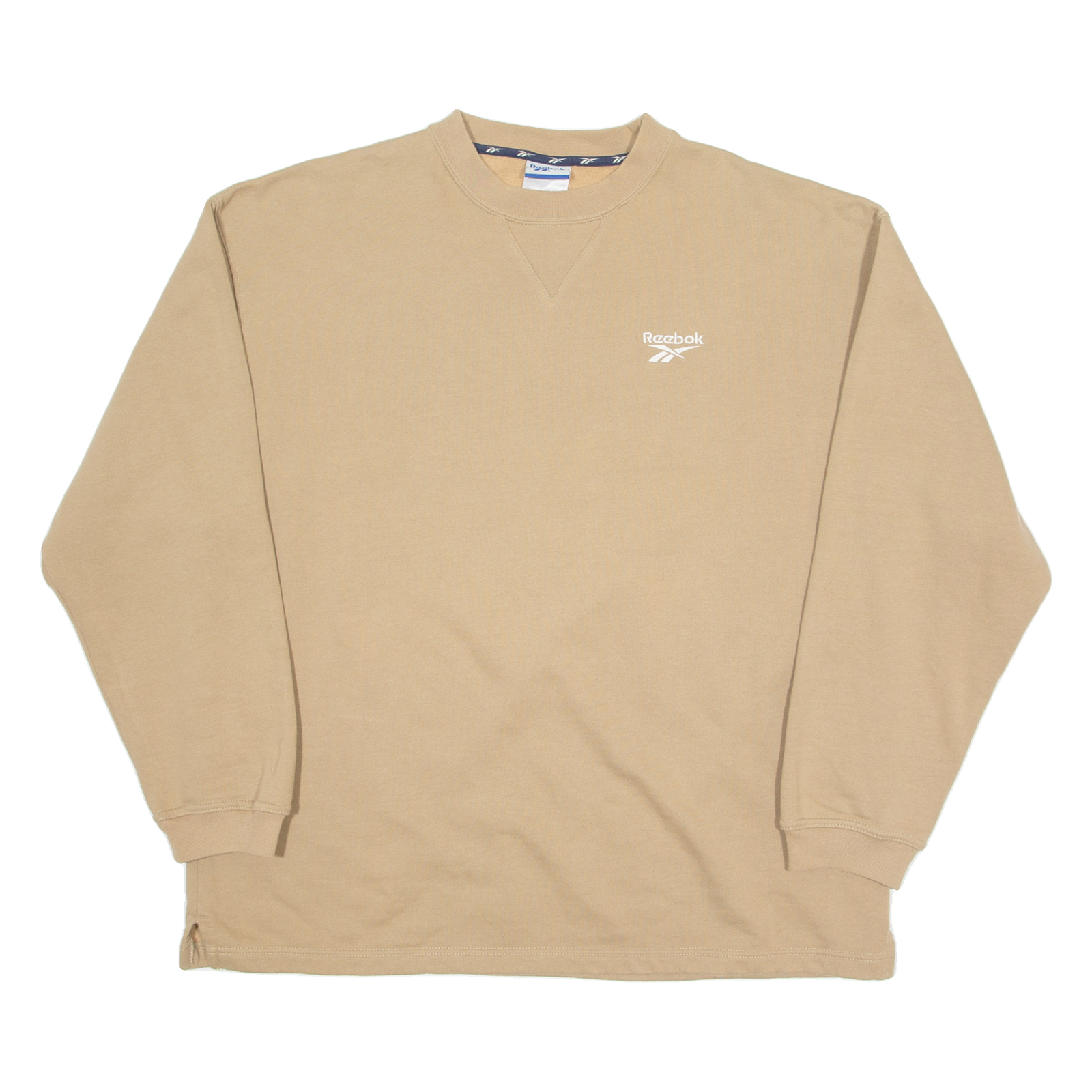 REEBOK Mens Sweatshirt Brown Crew Neck L Refurbished - N/A refurbished available on Cerqular