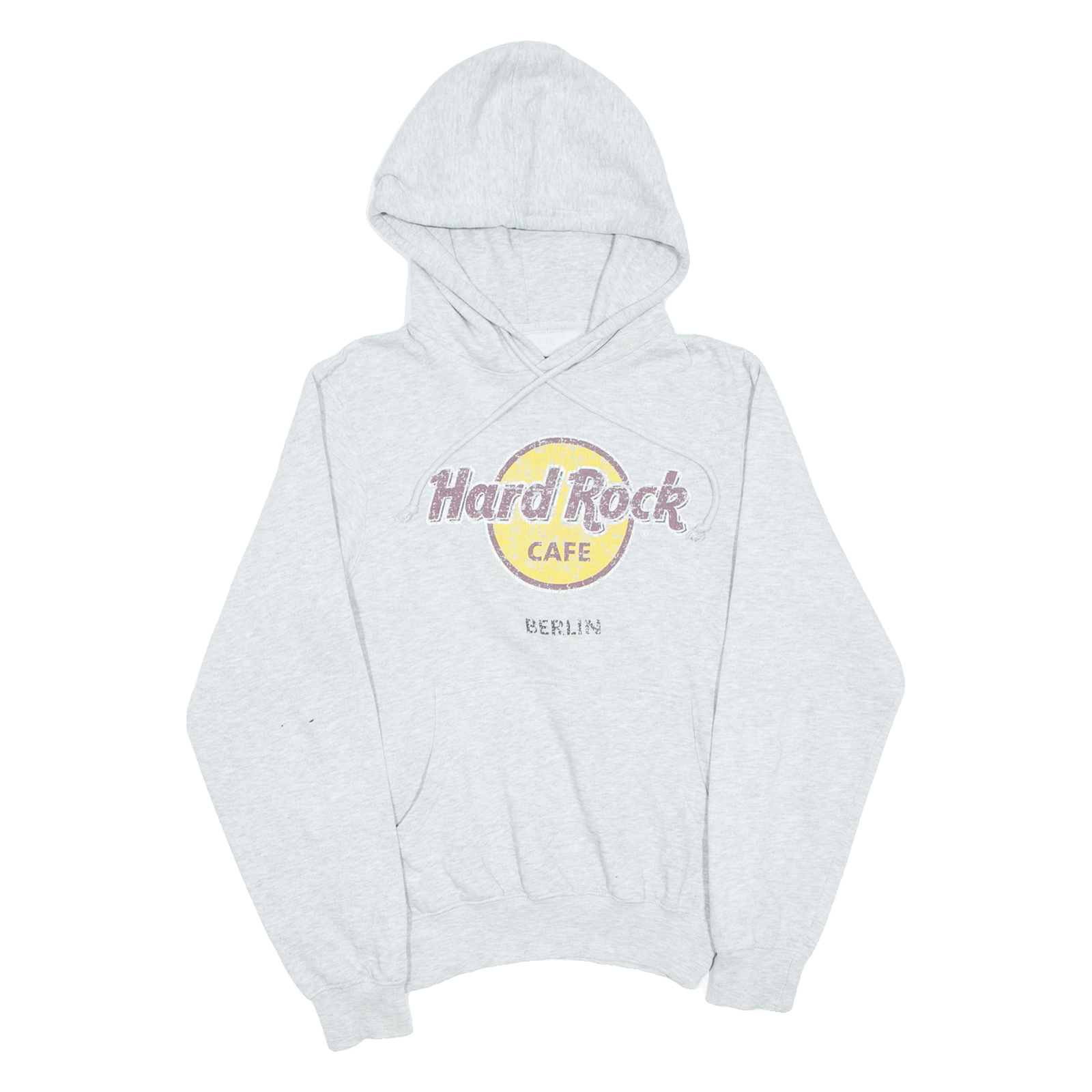 HARD ROCK CAFE Berlin Mens Grey Hoodie S Refurbished - N/A refurbished available on Cerqular