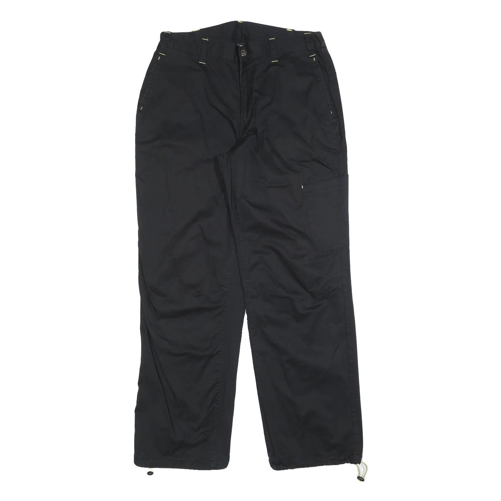 CRANE Womens Polyester Blend Black Relaxed Tapered Trousers W30 L30 Casual Refurbished - N/A refurbished available on Cerqular