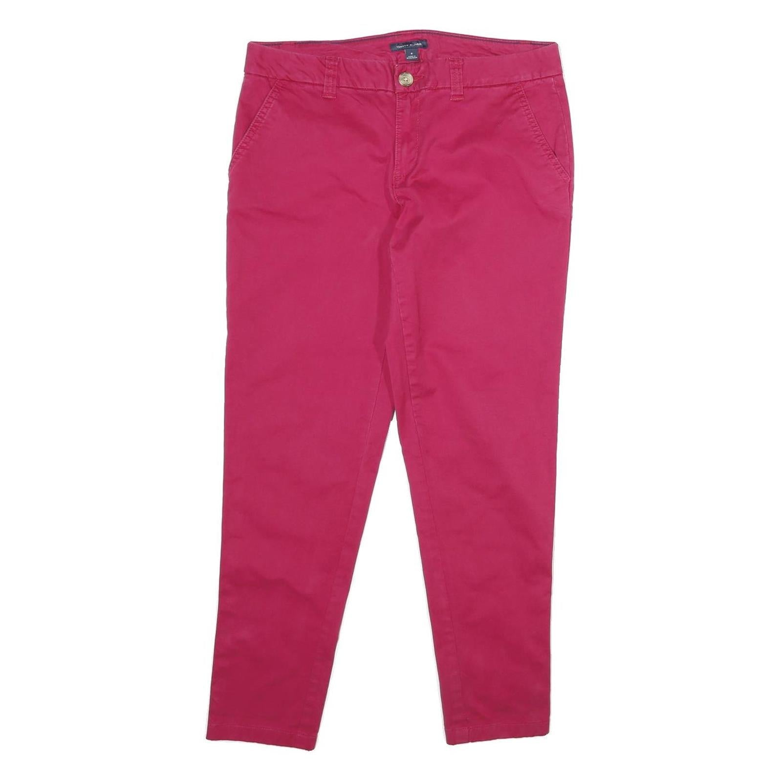 Buy TOMMY HILFIGER Womens Cotton Blend Red Regular Trousers W32 L28 Classic Zip Refurbished - $41.59 TOMMY HILFIGER Womens Cotton Blend Red Regular Trousers W32 L28 Classic Zip Refurbished - N/A refurbished available on Cerqular