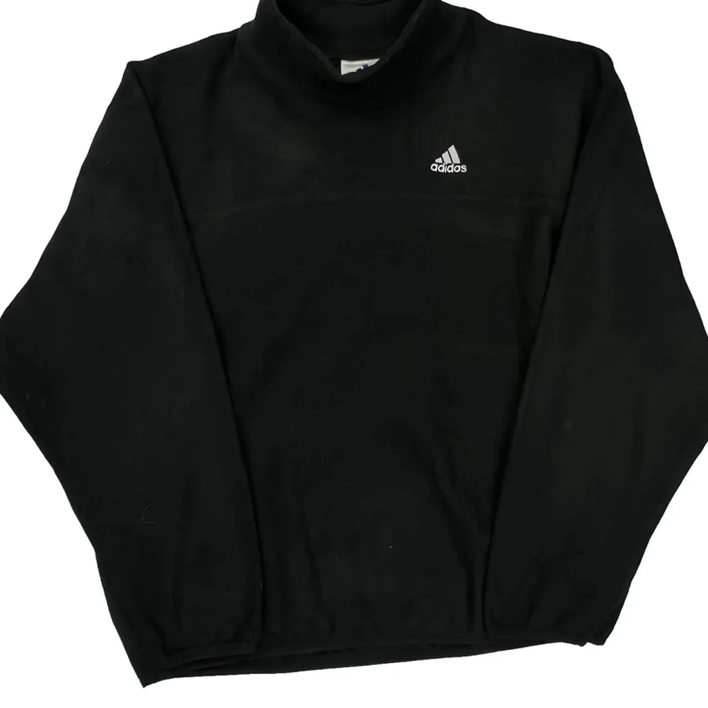 Buy Adidas Fleece - XL Black Polyester Refurbished - $37.51 Adidas Fleece - XL Black Polyester Refurbished - Thrifted (note: this is a term often used to describe second- refurbished available on Cerqular