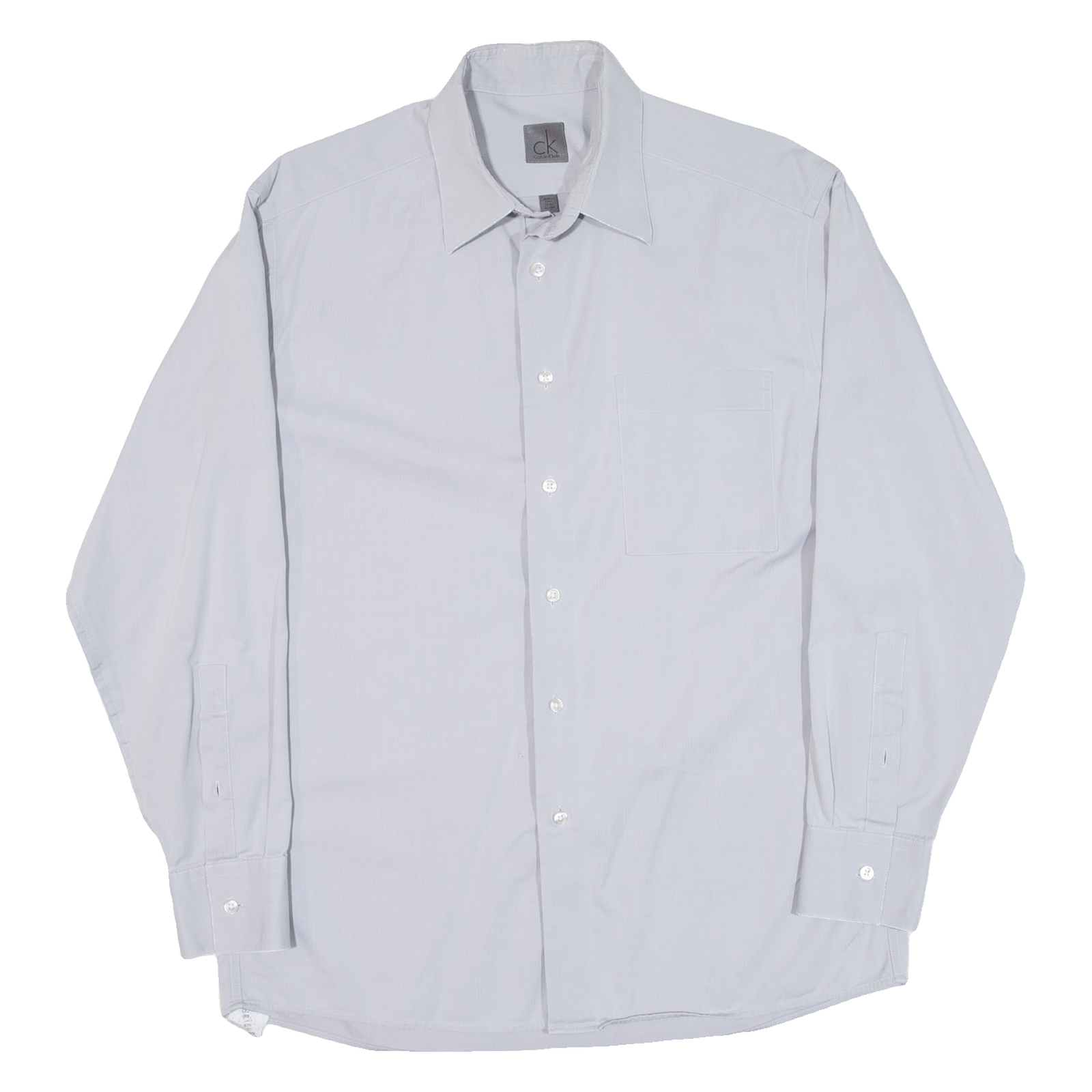 Buy CALVIN KLEIN Mens Plain Shirt Grey Long Sleeve L Refurbished - $28.59 CALVIN KLEIN Mens Plain Shirt Grey Long Sleeve L Refurbished - N/A refurbished available on Cerqular