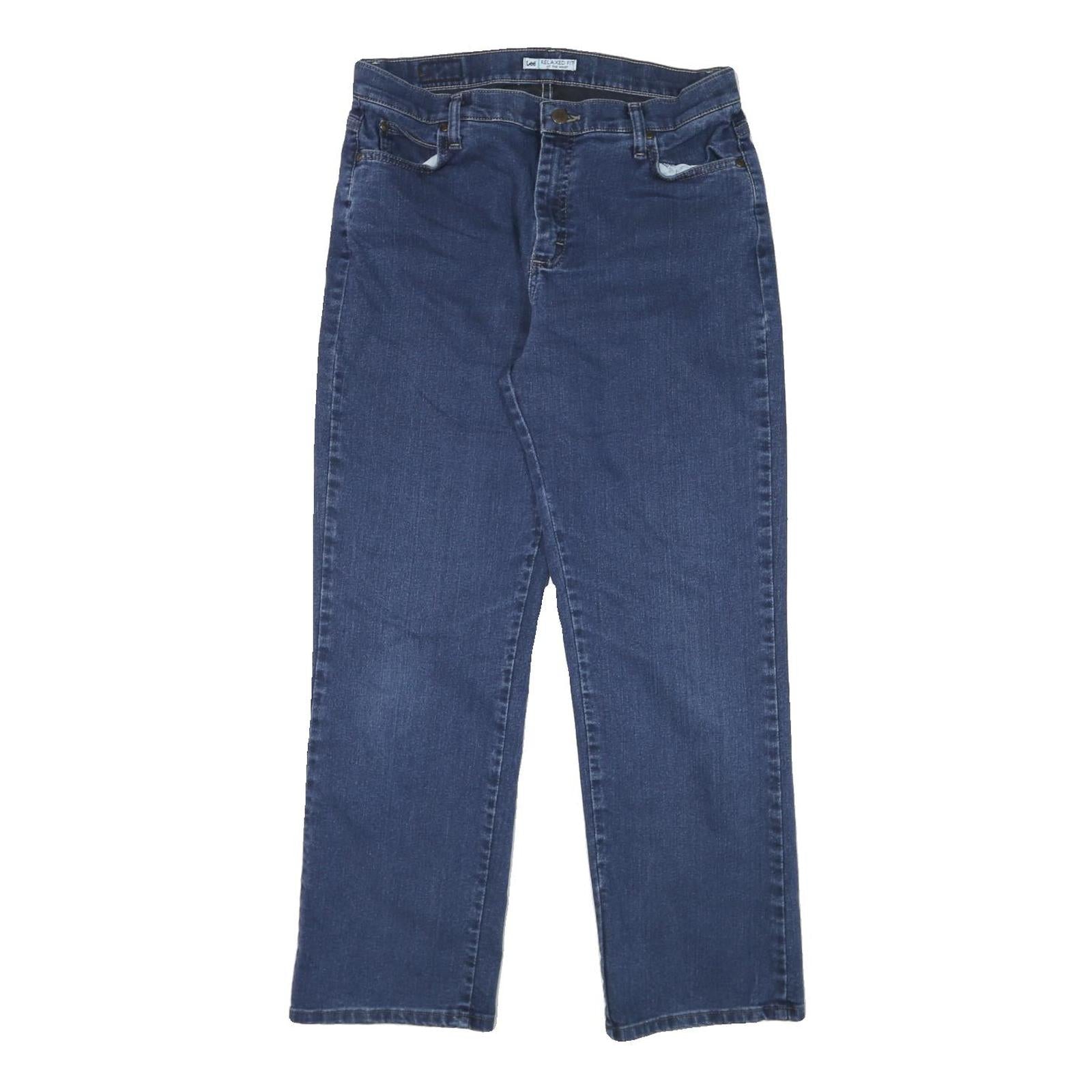 LEE Womens Relaxed Fit Blue Denim Cotton Blend Jeans W31 L28 Casual Comfort Refurbished - N/A refurbished available on Cerqular