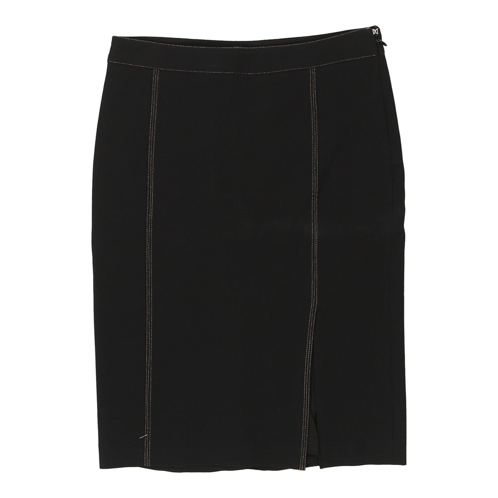 Iceberg Midi Pencil Skirt - 25W UK 6 Black Cotton | Size: UK 6 Refurbished - N/A (Preloved Designer is not a specific brand, it refurbished available on Cerqular