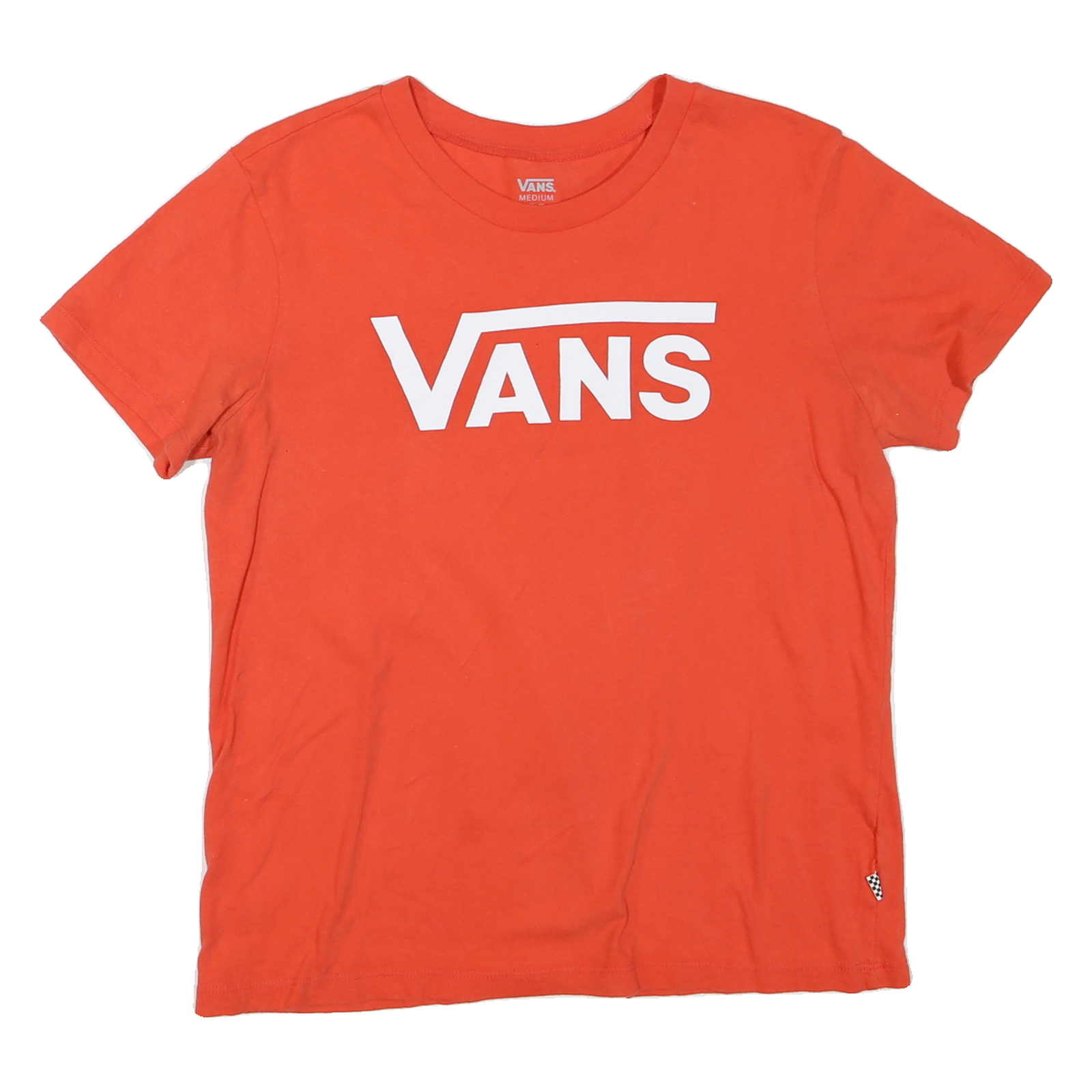 VANS Mens Red Graphic T-Shirt M Short Sleeve Crew Neck Cotton Blend Casual Refurbished - N/A refurbished available on Cerqular
