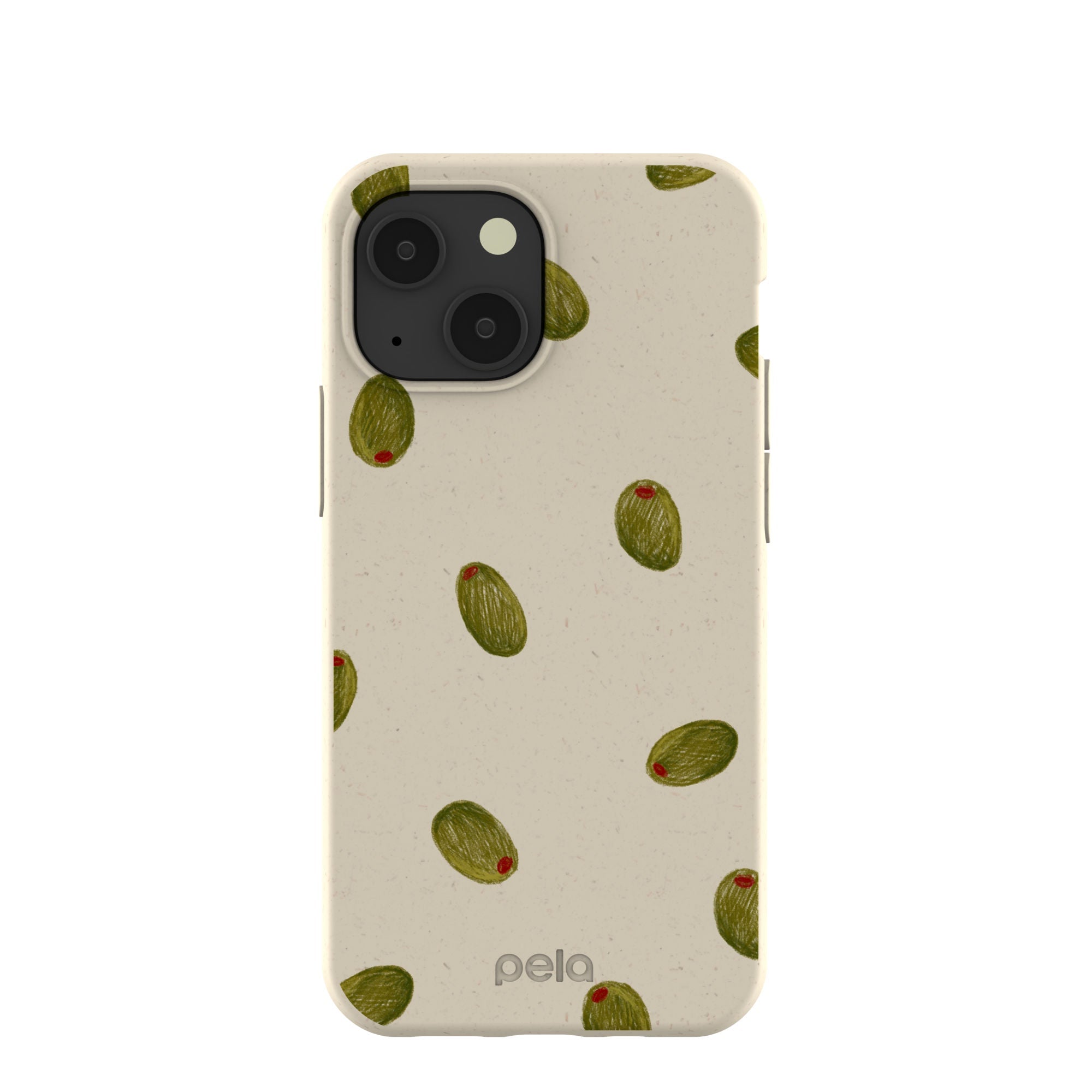 London Fog Olive Party iPhone 13 Mini Case Refurbished - Pela Case refurbished available on Cerqular