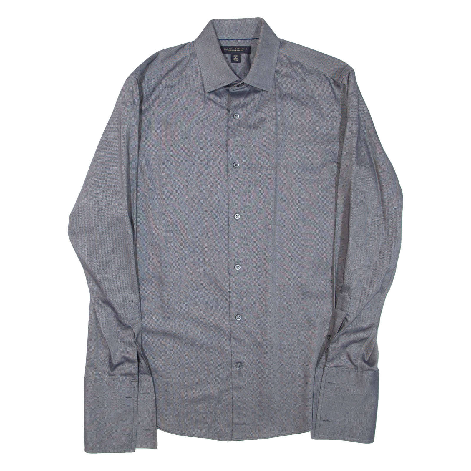 BANANA REPUBLIC Mens Formal Shirt Grey Long Sleeve S Refurbished - N/A refurbished available on Cerqular