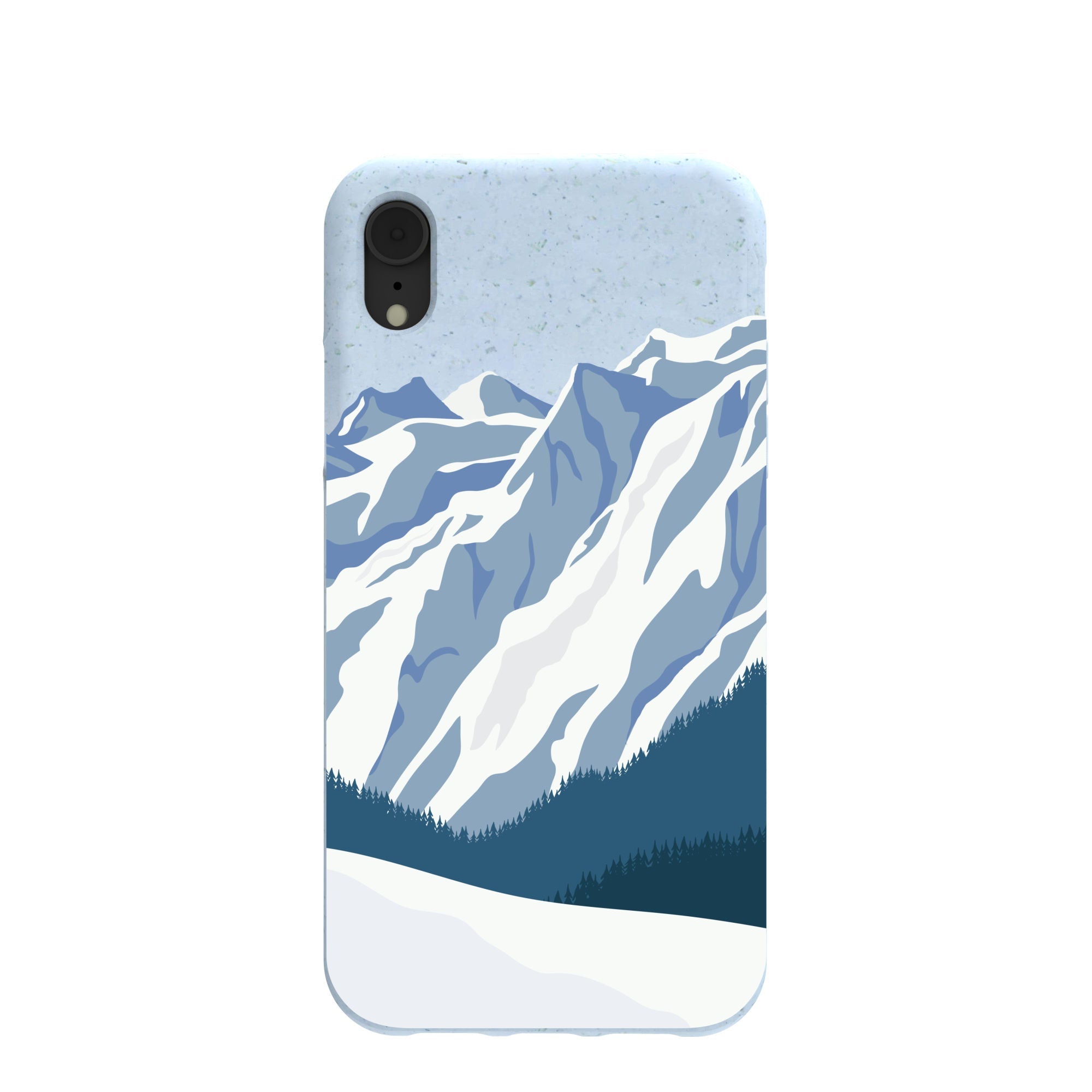 Powder Blue Slopes Calling iPhone XR Case Refurbished - Pela Case refurbished available on Cerqular
