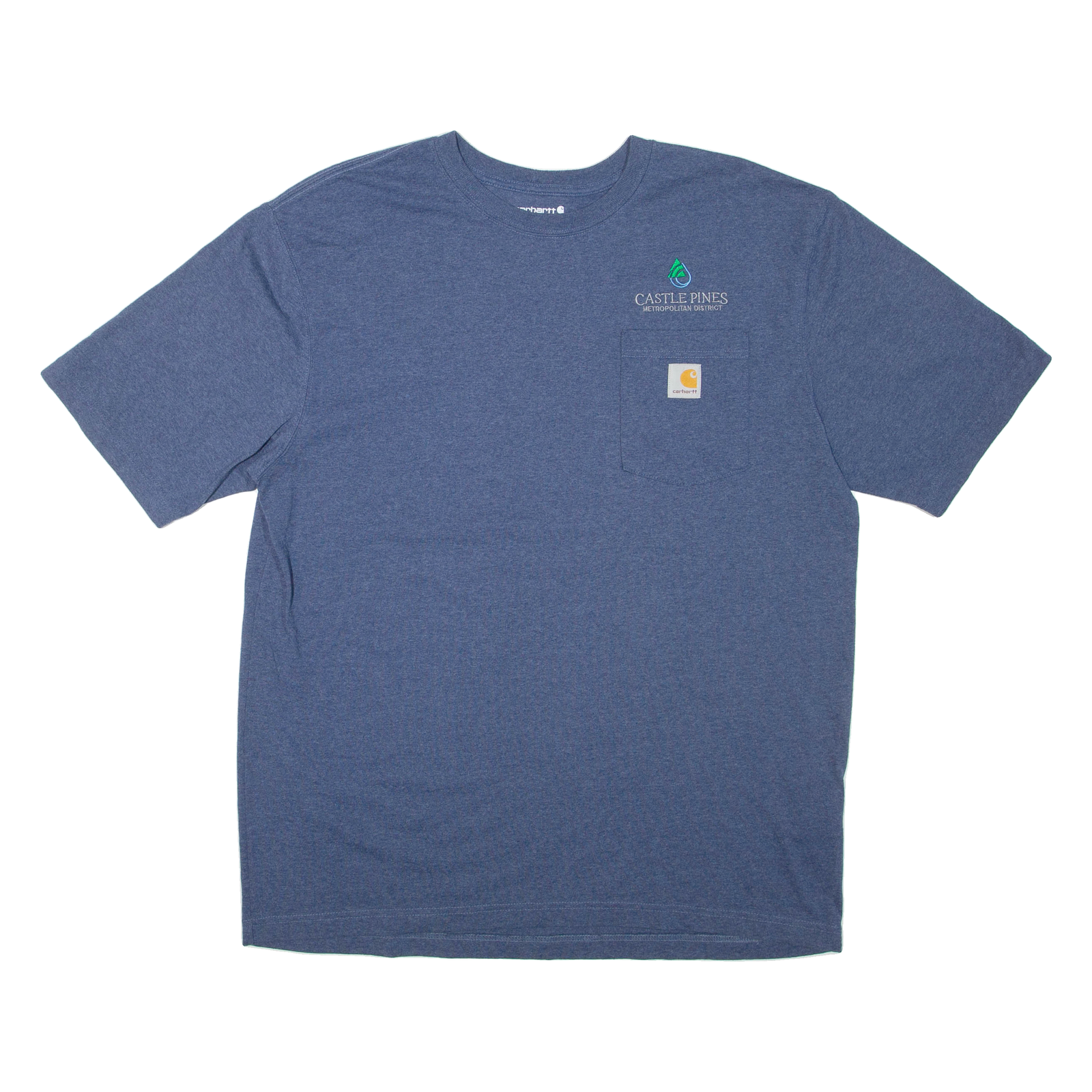 CARHARTT Loose Fit Mens T-Shirt Blue L Refurbished - N/A refurbished available on Cerqular