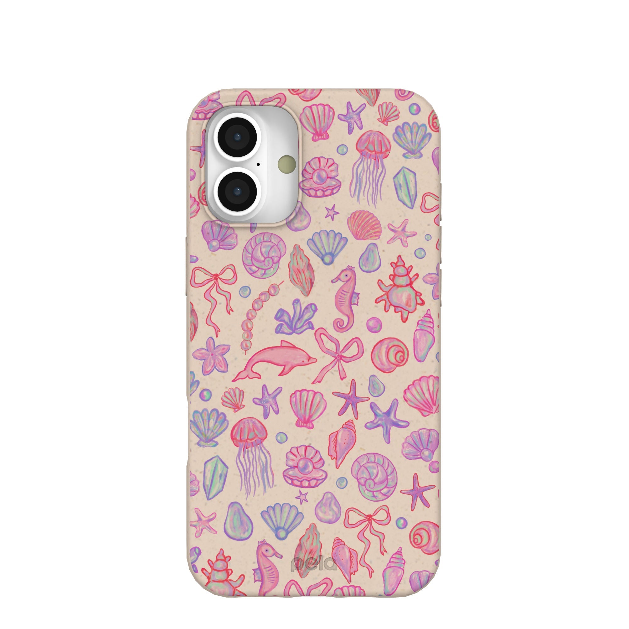 Seashell Mermaid Dreams iPhone 16 Plus Case Refurbished - Pela Case refurbished available on Cerqular