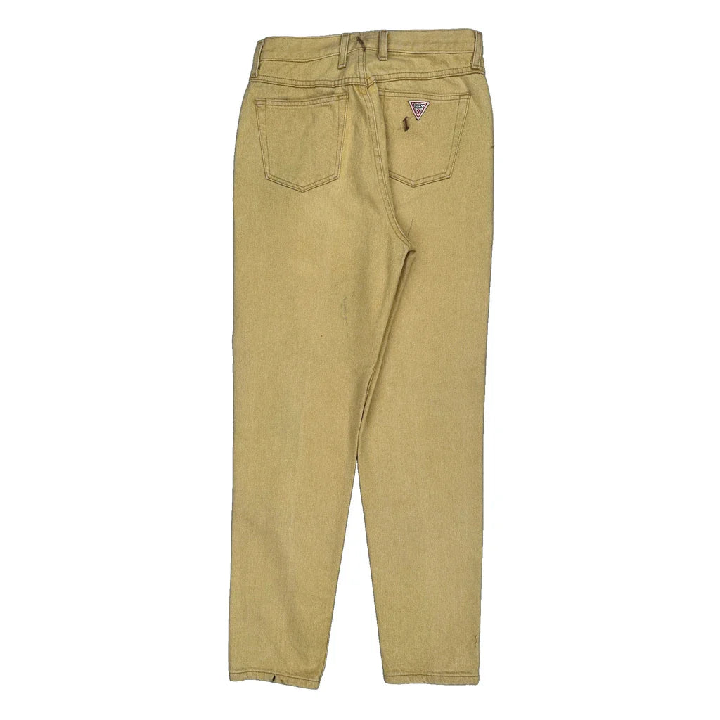 Guess Jeans - 29W 29L Beige Cotton Refurbished - Thrifted (note: this is a term often used to describe second- refurbished available on Cerqular