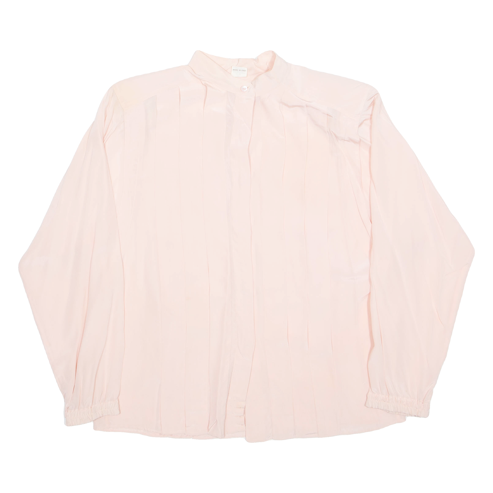 ANNA ATIL Womens Blouse Pink Collared Long Sleeve M Refurbished - N/A refurbished available on Cerqular