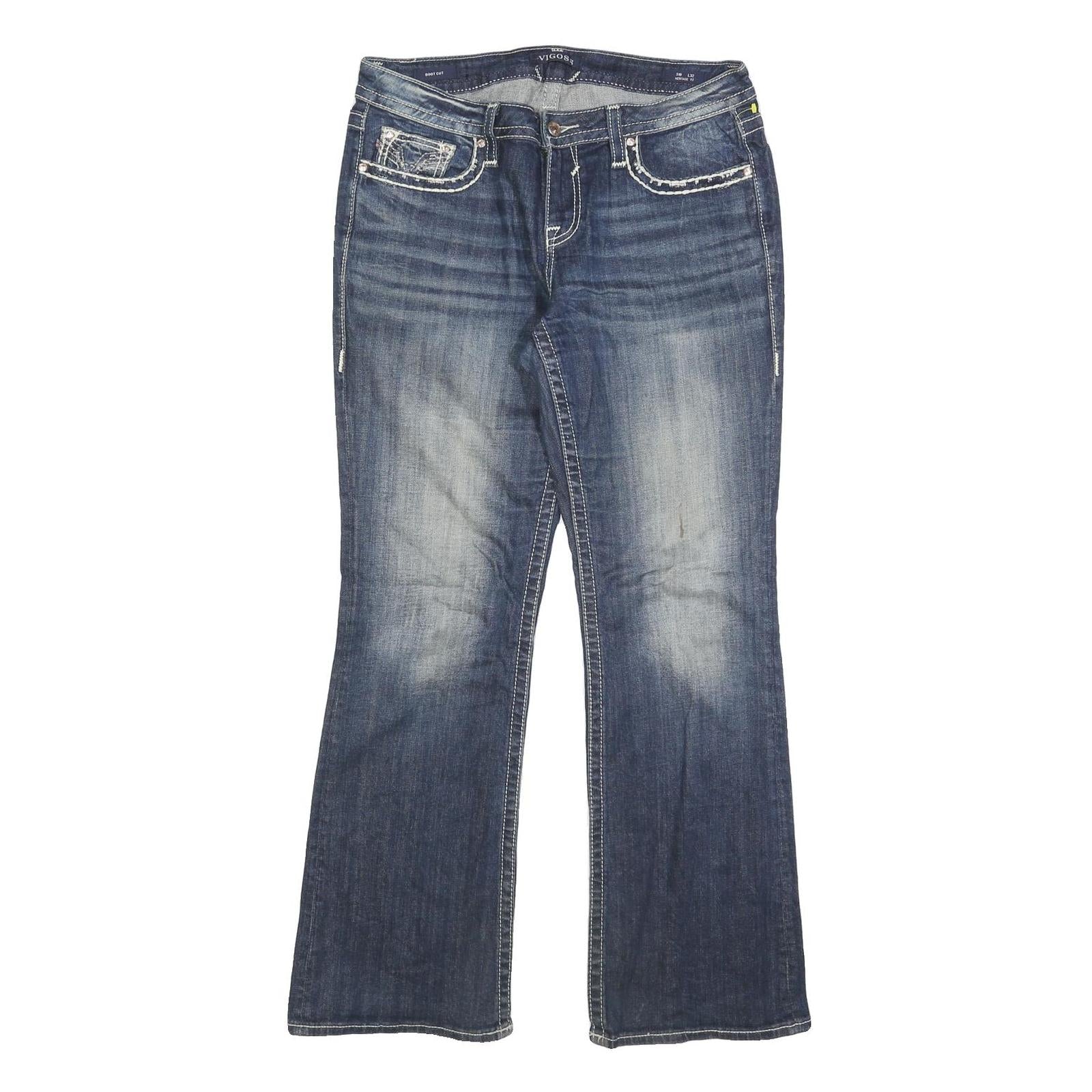 Buy VIGOSS Womens Denim Blue Regular Bootcut Jeans Cotton Blend W32 L32 Classic Refurbished - $20.79 VIGOSS Womens Denim Blue Regular Bootcut Jeans Cotton Blend W32 L32 Classic Refurbished - N/A refurbished available on Cerqular