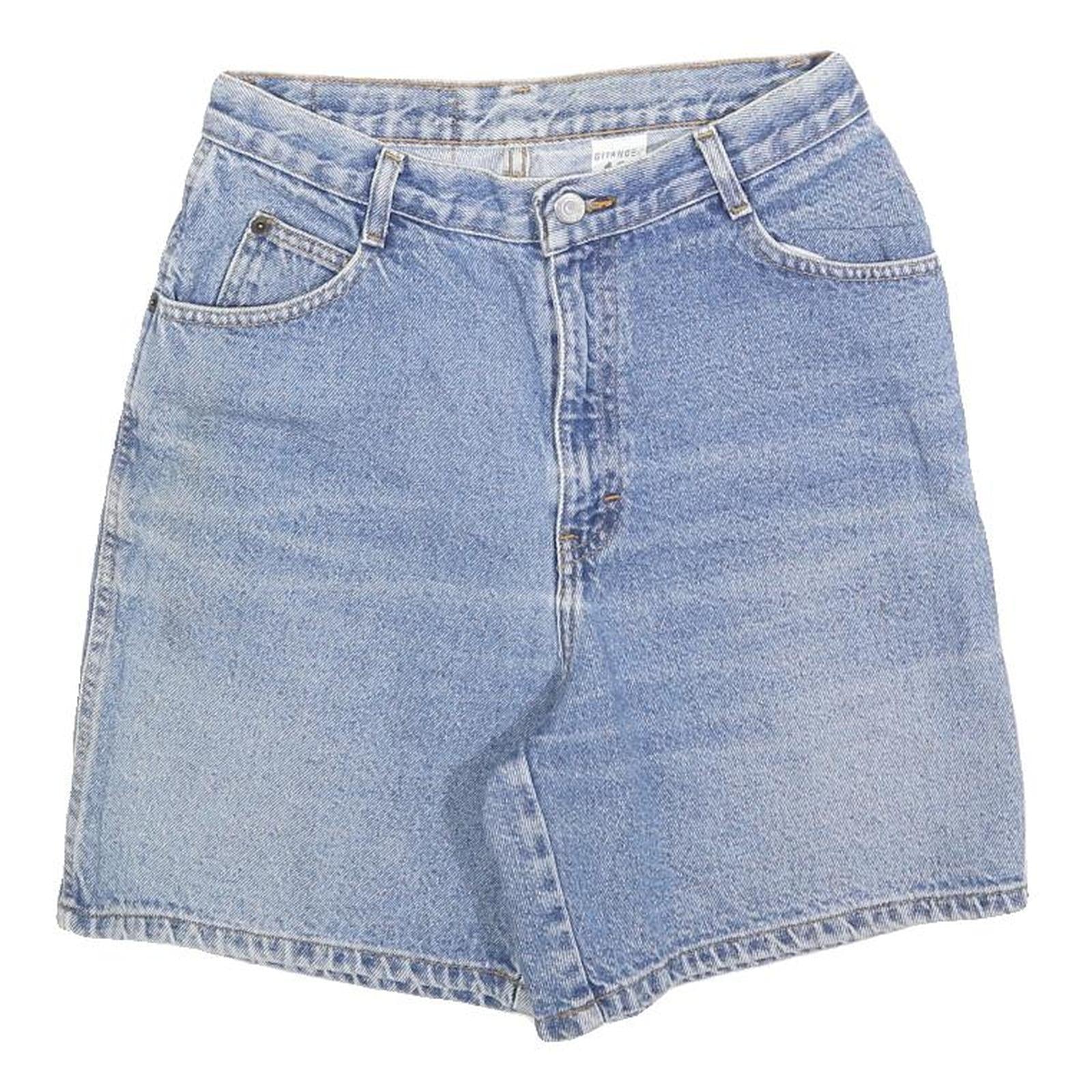 GITANO Womens Denim Blue Casual Shorts S W26 High Waist Classic Fit Refurbished - N/A refurbished available on Cerqular