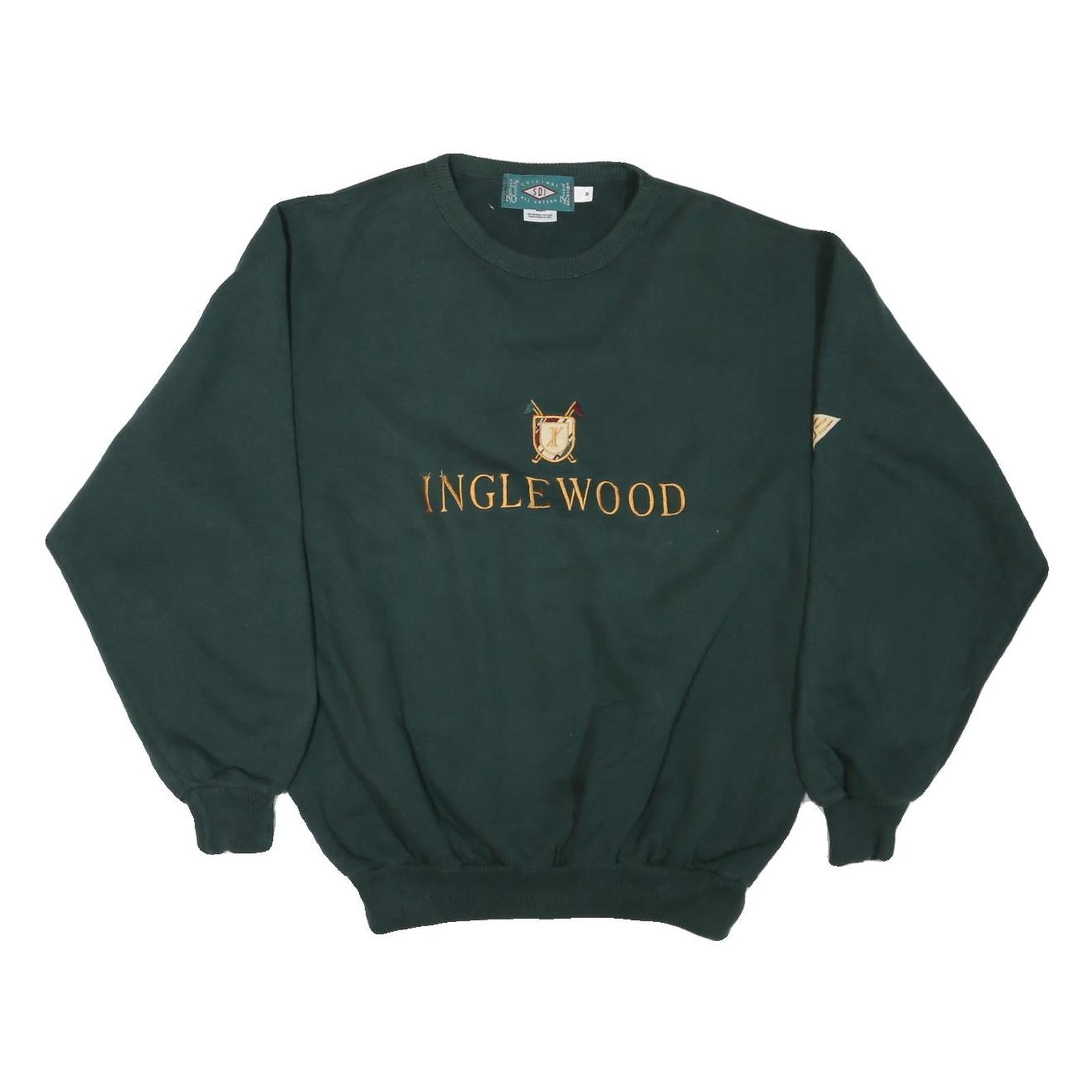 Buy SDI Mens Green Crew Neck M Inglewood Embroidered Cotton Sweatshirt Refurbished - $45.49 SDI Mens Green Crew Neck M Inglewood Embroidered Cotton Sweatshirt Refurbished - N/A refurbished available on Cerqular