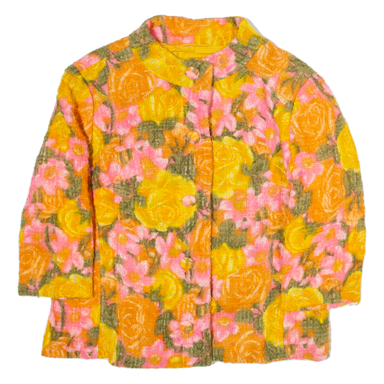 GASSES Womens Jacket Yellow Crazy Pattern M Refurbished - N/A refurbished available on Cerqular