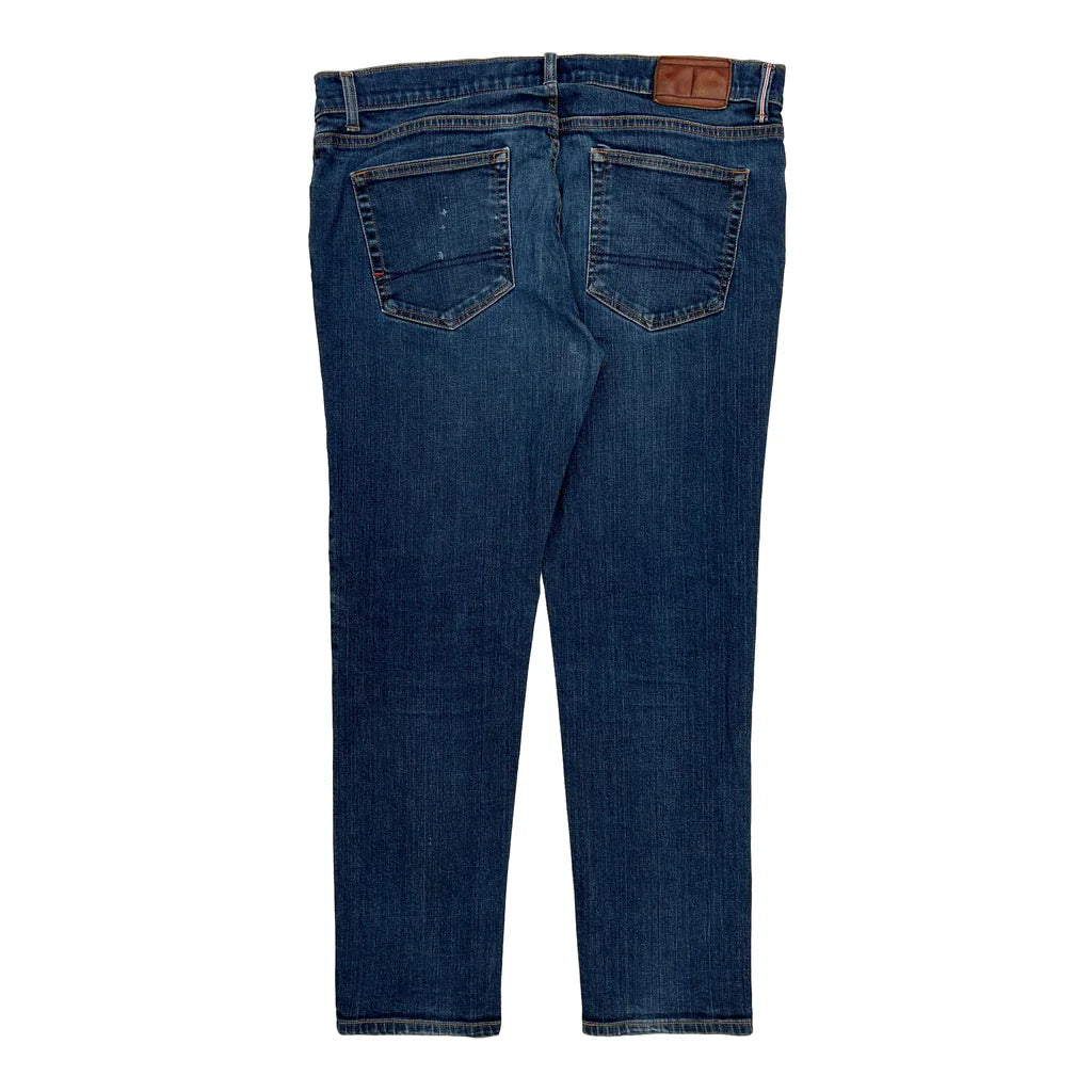 Tommy Hilfiger Skinny Jeans - 36W UK 16 Blue Cotton Refurbished - Thrifted (note: this is a term often used to describe second- refurbished available on Cerqular