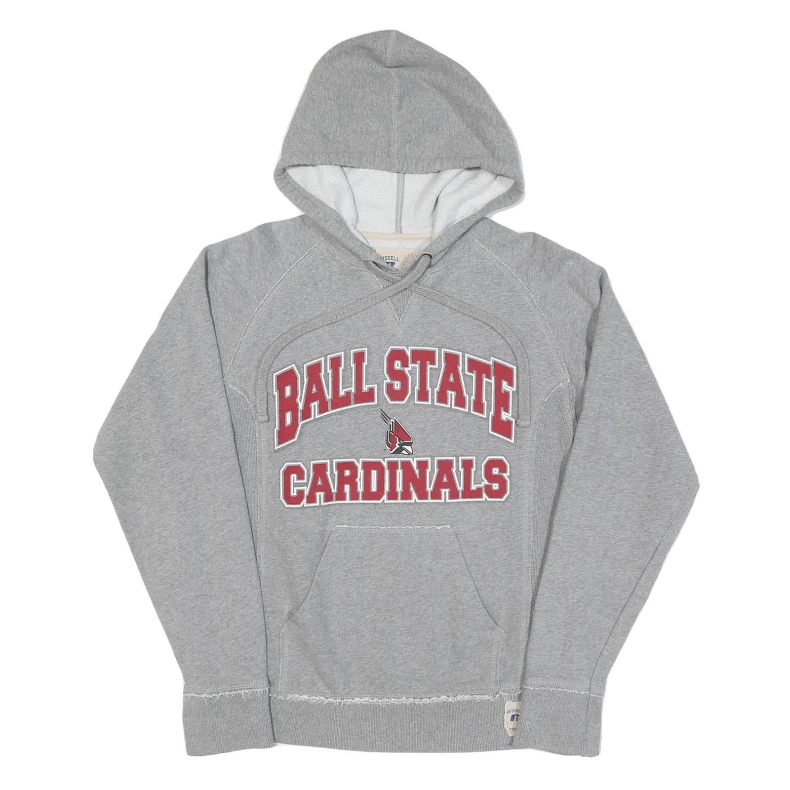 Buy RUSSELL ATHLETICS Mens Grey Ball State Cardinals Hoodie S Cotton Pullover Refurbished - $32.49 RUSSELL ATHLETICS Mens Grey Ball State Cardinals Hoodie S Cotton Pullover Refurbished - N/A refurbished available on Cerqular