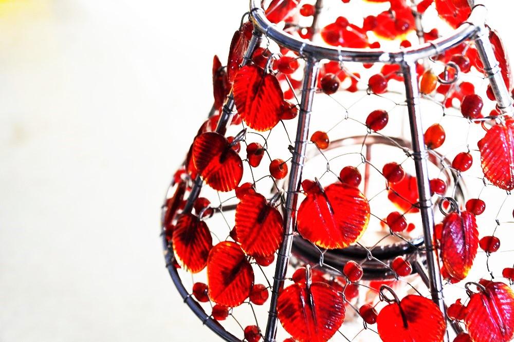 Bloom Glow Artisan Tea Light Holder (6"")  - Handcrafted Timeless Charm | Color: Red Refurbished - N/A refurbished available on Cerqular
