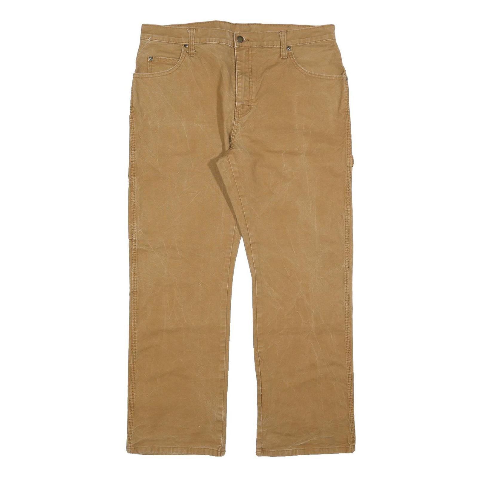 Buy DICKIES Mens Cotton Blend Beige Regular Fit Straight Leg Trousers W34 L30 Refurbished - $42.89 DICKIES Mens Cotton Blend Beige Regular Fit Straight Leg Trousers W34 L30 Refurbished - N/A refurbished available on Cerqular