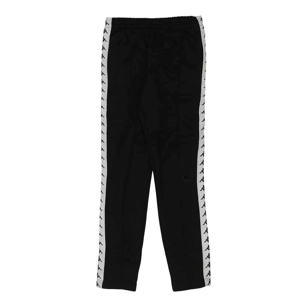 Kappa Tracksuit - Small Black Polyester Refurbished - Thrifted (note: this is a term often used to describe second- refurbished available on Cerqular