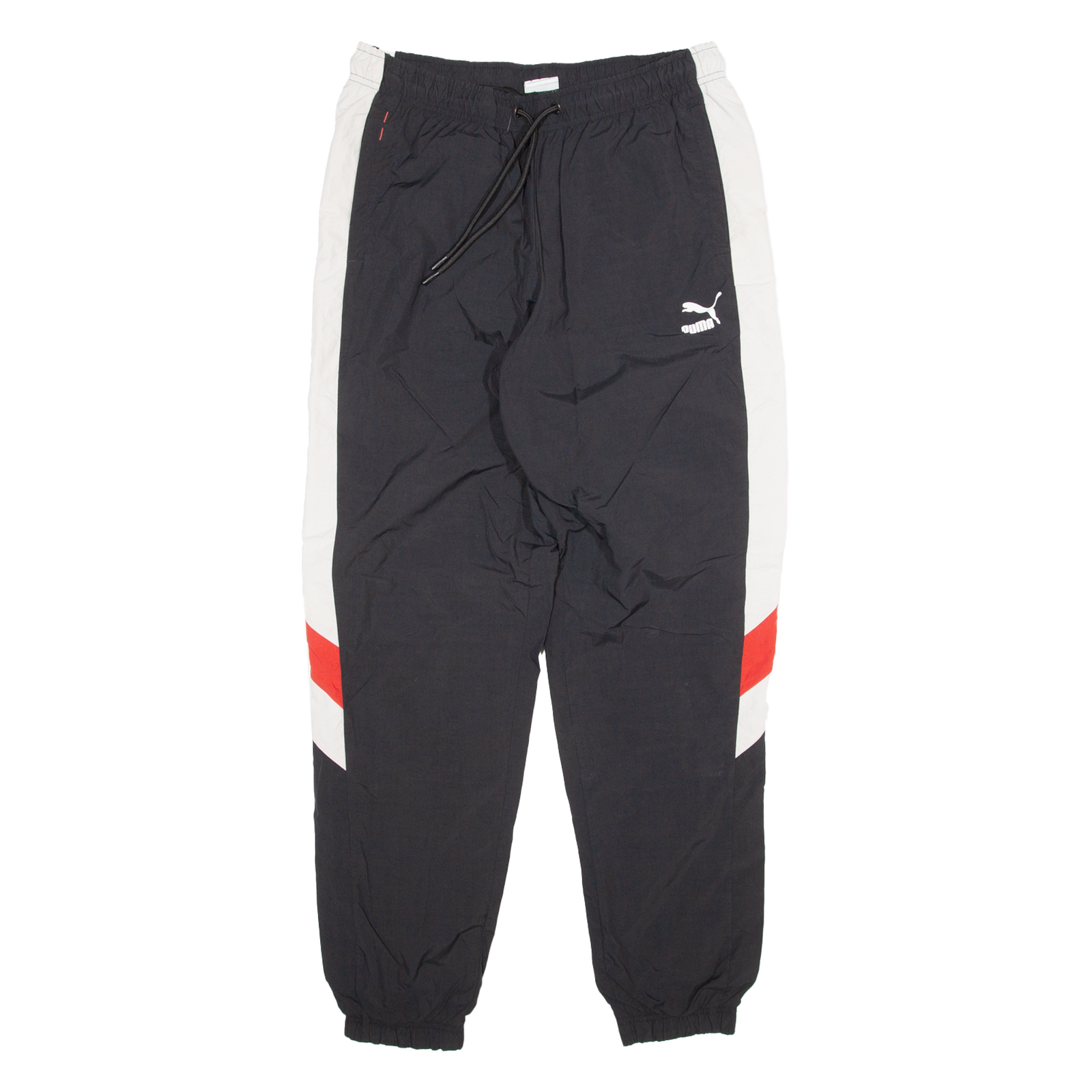 Buy PUMA Mesh Linen Womens Joggers Black 90s Tapered M W36 L30 Refurbished - $14.03 PUMA Mesh Linen Womens Joggers Black 90s Tapered M W36 L30 Refurbished - N/A refurbished available on Cerqular