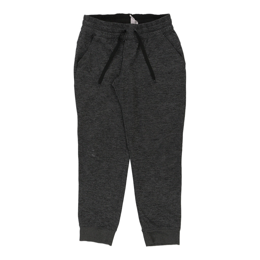 Adidas Joggers - Medium Grey Polyester Blend Refurbished - Thrifted (note: this is a term often used to describe second- refurbished available on Cerqular