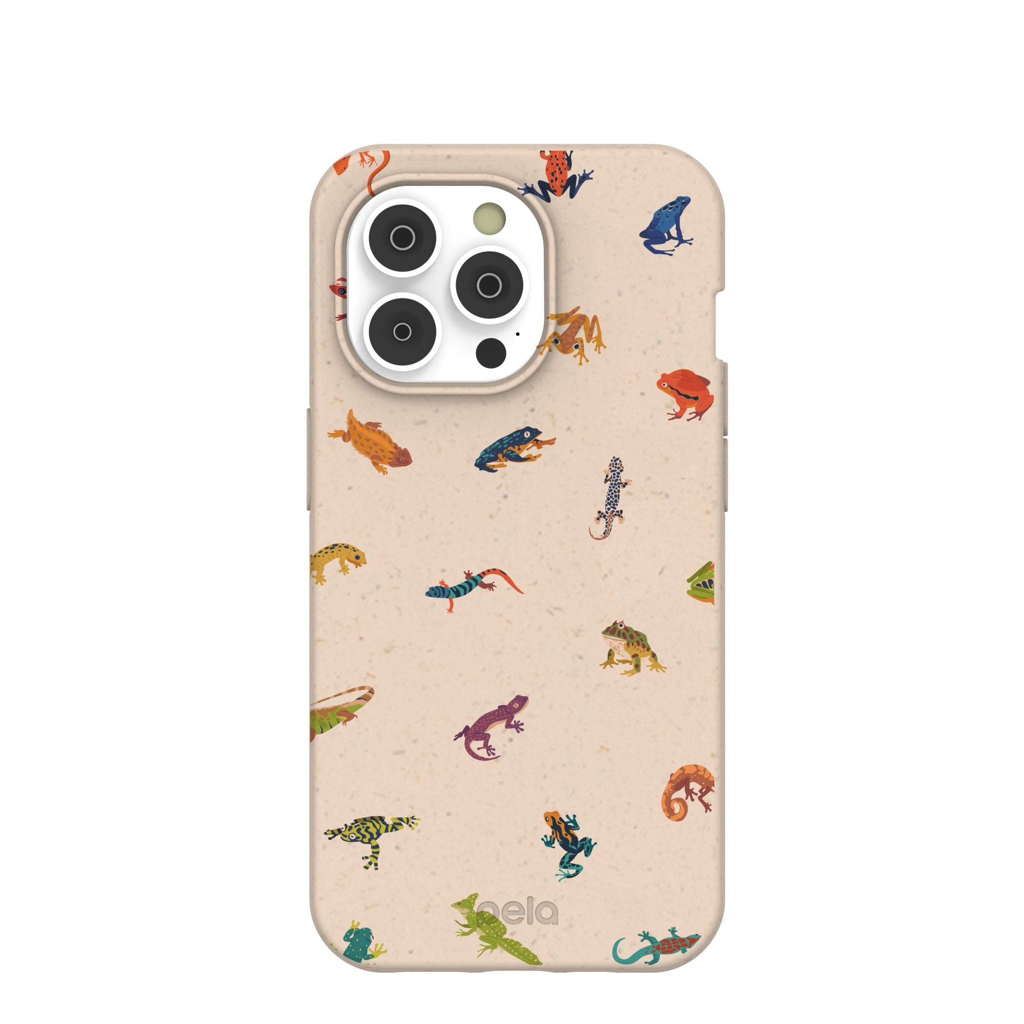 Seashell Tiny Amphibians iPhone 14 Pro Case Refurbished - Pela Case refurbished available on Cerqular