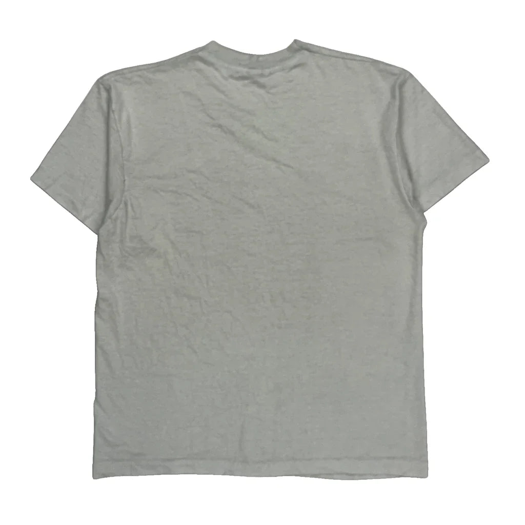 Fruit Of The Loom Single Stitch T-Shirt - XL Grey Cotton Blend Refurbished - Thrifted (note: this is a term often used to describe second- refurbished available on Cerqular