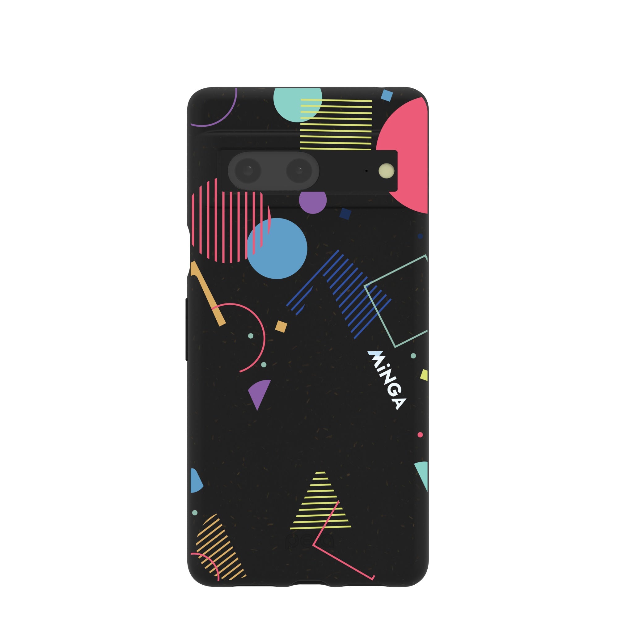 Black Minga Party Google Pixel 7 Case Refurbished - Pela Case refurbished available on Cerqular