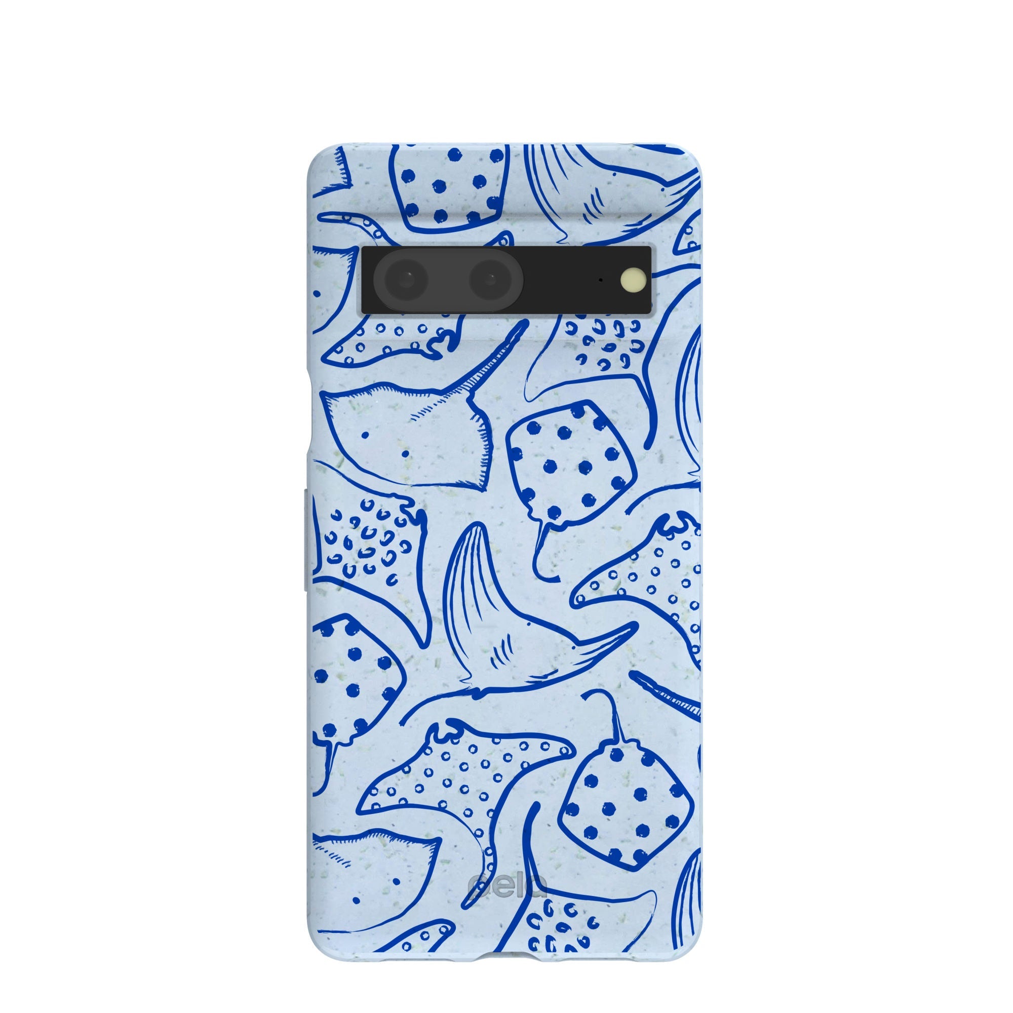 Buy Powder Blue Stingray Fever Google Pixel 7 Case Refurbished - $65.00 Powder Blue Stingray Fever Google Pixel 7 Case Refurbished - Pela Case refurbished available on Cerqular