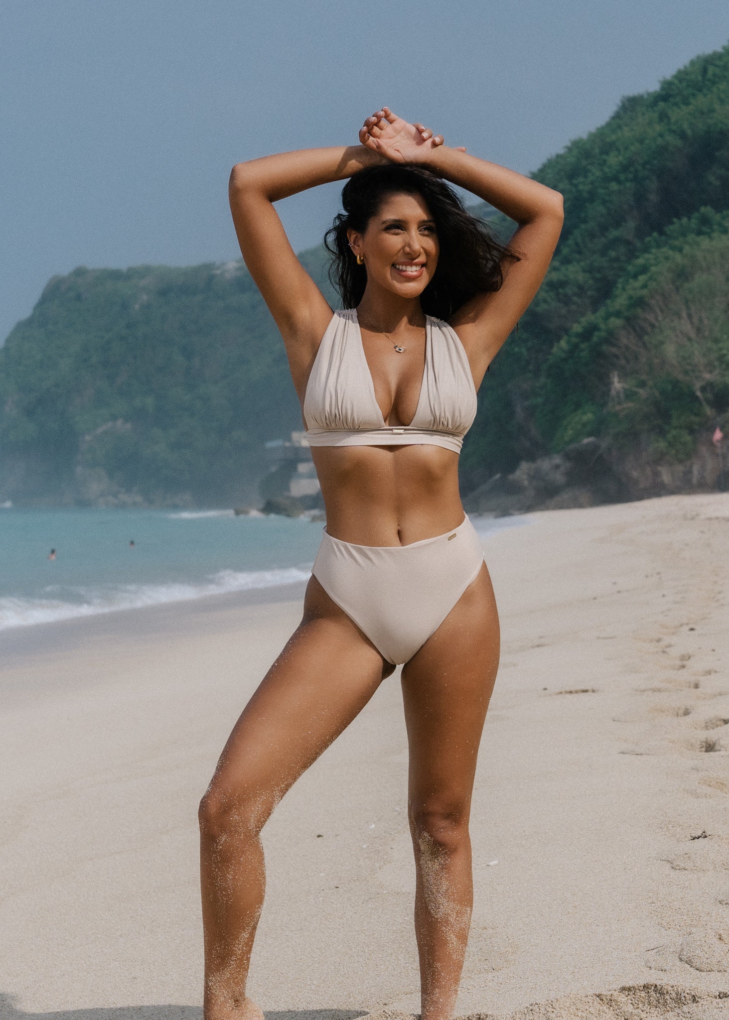 Tropicana Bikini Top - Sand | Size: XL Refurbished - Laara Swim refurbished available on Cerqular