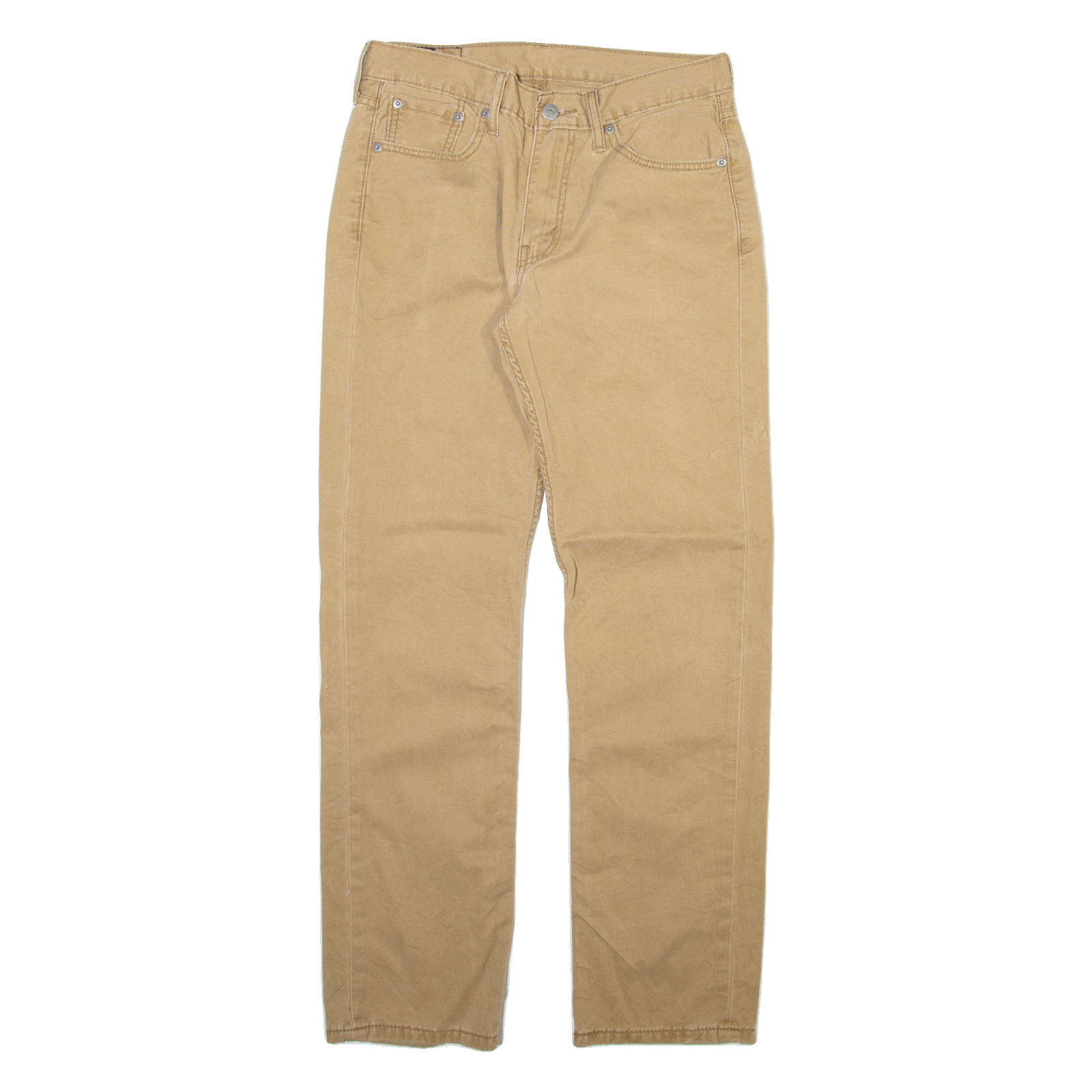 LEVI'S 514 Mens Trousers Beige Slim Straight W30 L32 Refurbished - N/A refurbished available on Cerqular
