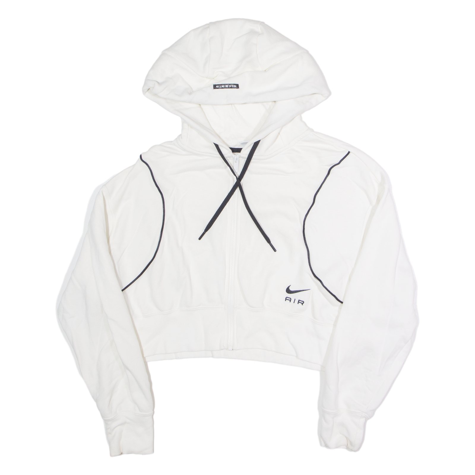 NIKE Womens Fleece Jacket White M Refurbished - N/A refurbished available on Cerqular