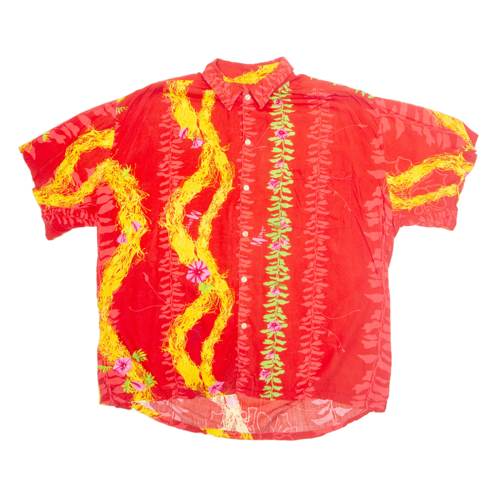 MAMO Womens Shirt Red Floral XL Refurbished - N/A refurbished available on Cerqular