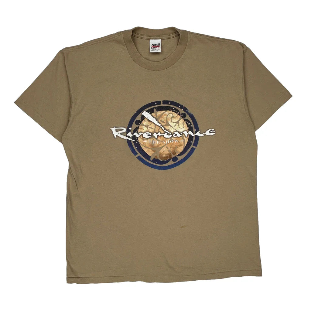Buy Single Stitch Riverdance Anvil T-Shirt - XL Brown Cotton Refurbished - $33.49 Single Stitch Riverdance Anvil T-Shirt - XL Brown Cotton Refurbished - Thrifted (note: this is a term often used to describe second- refurbished available on Cerqular