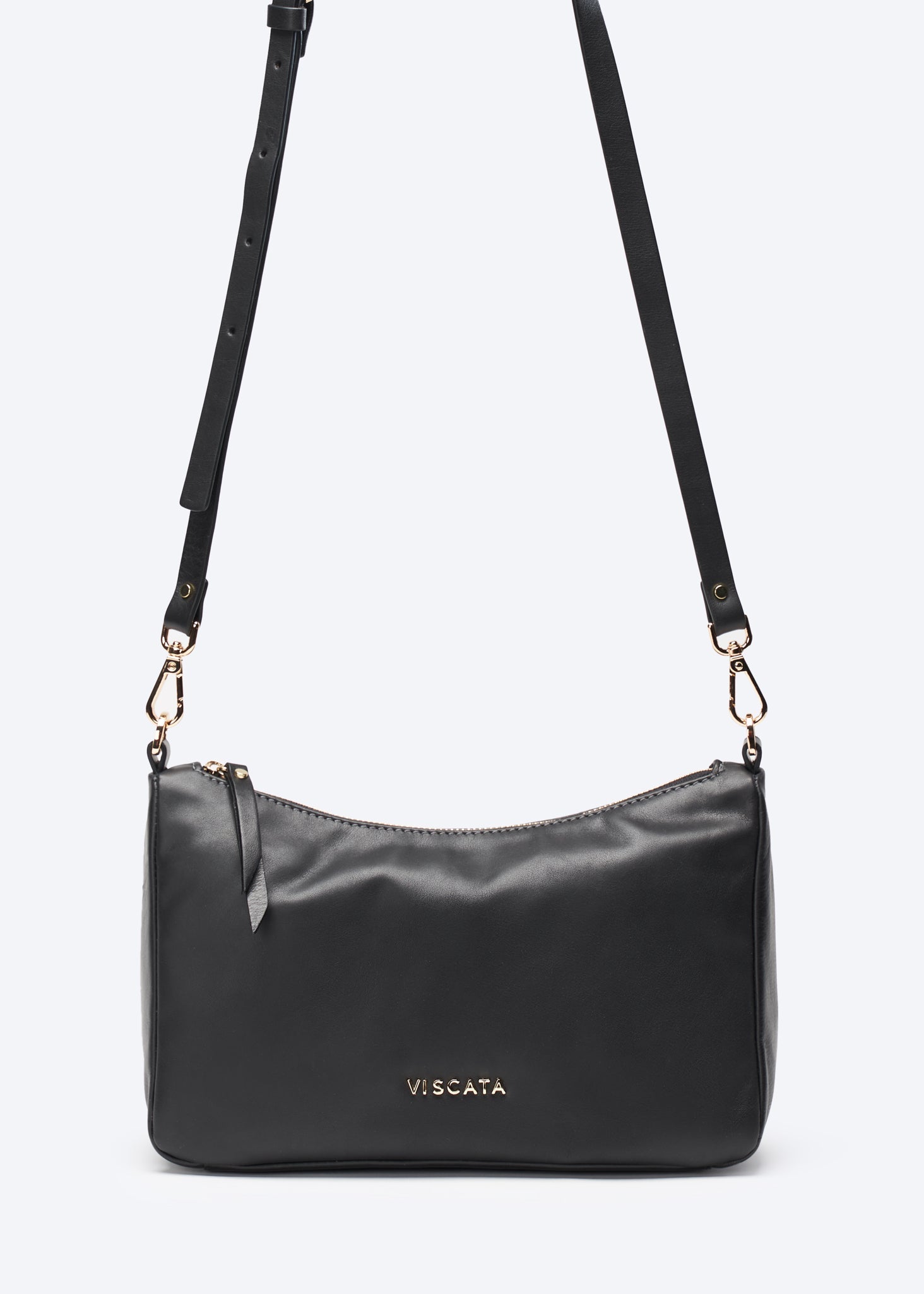 Nice Leather Crossbody Handbag | Color: Black Refurbished - N/A refurbished available on Cerqular