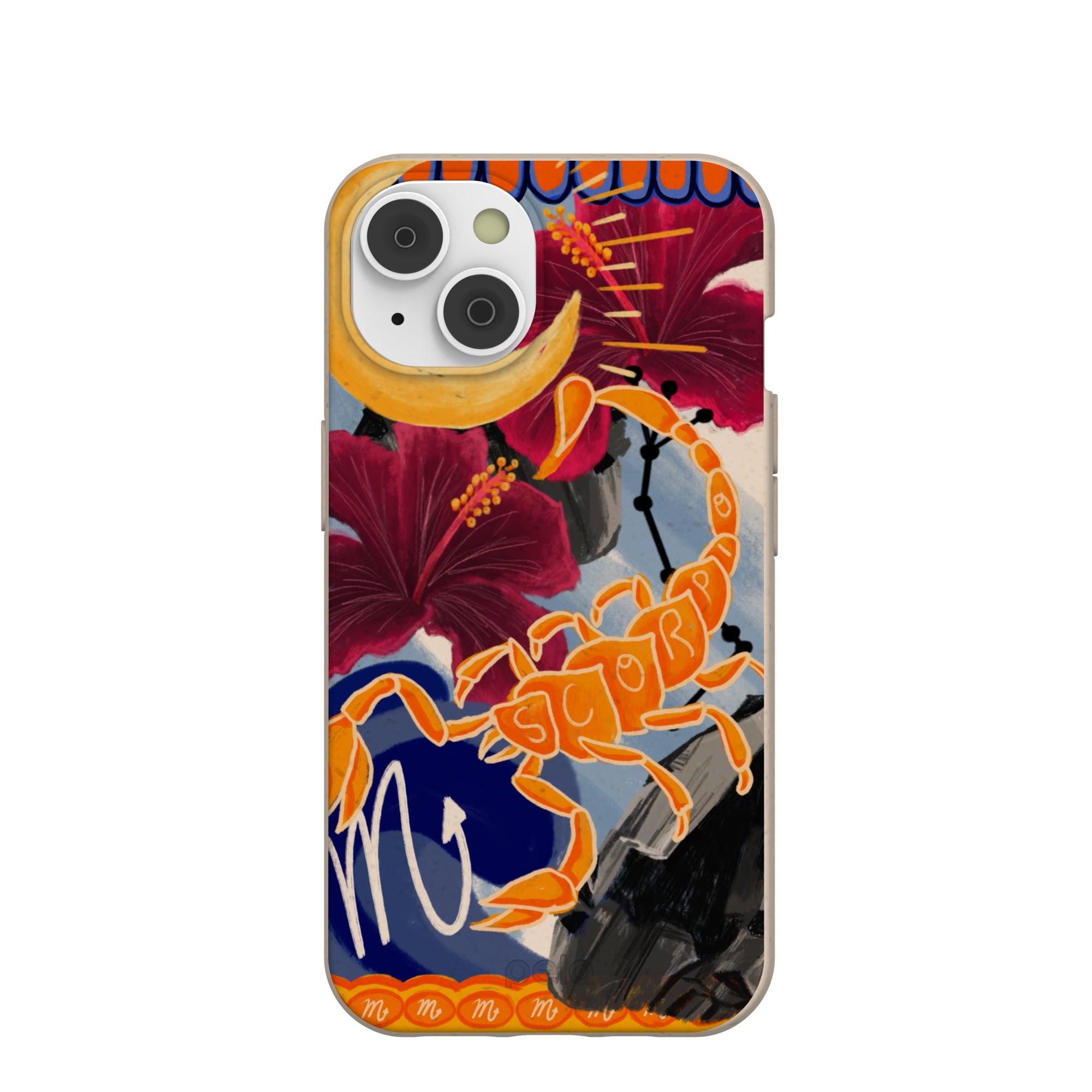 Seashell Scorpio Scorpion iPhone 14/16e Case Refurbished - Pela Case refurbished available on Cerqular