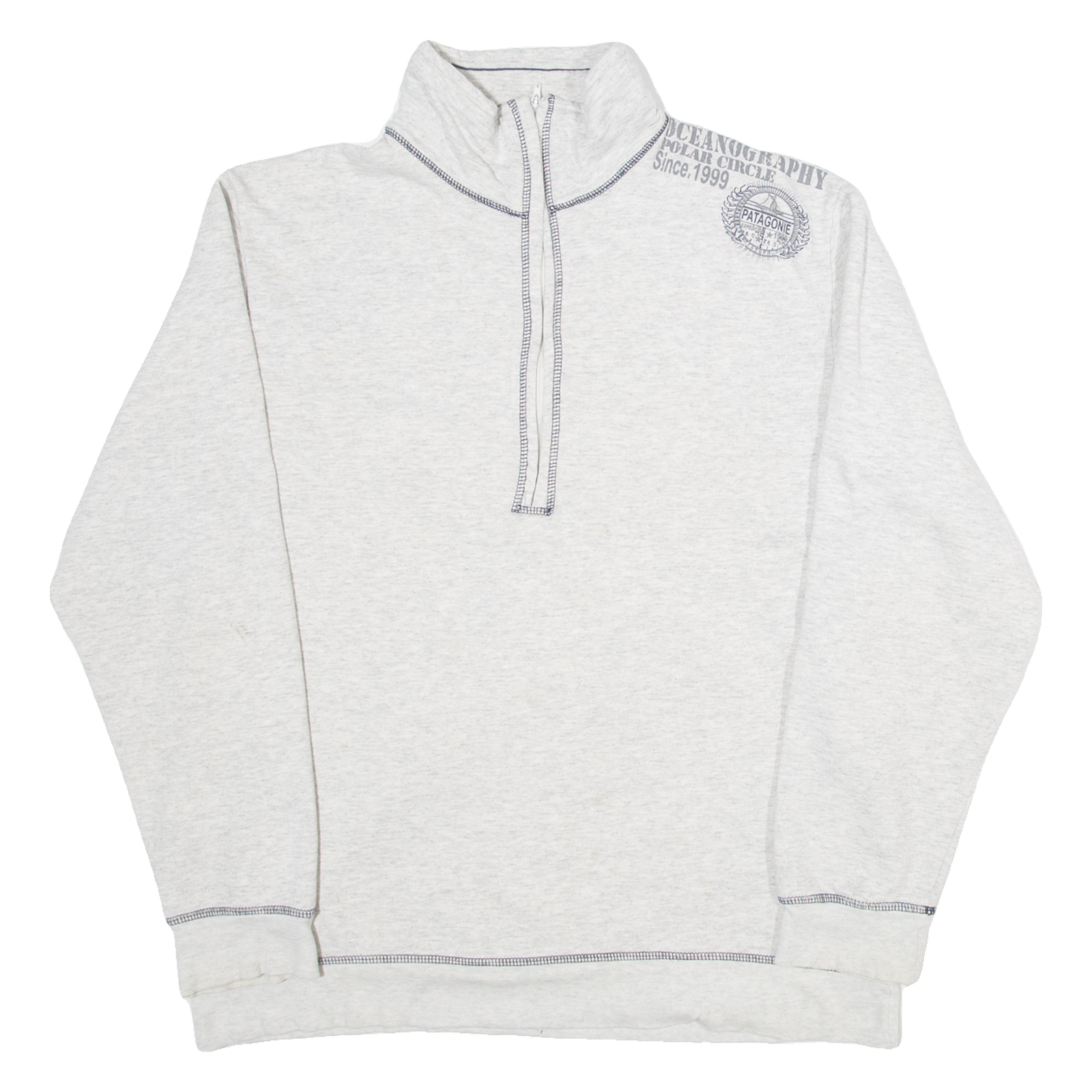 Buy ATLAS Oceanography Polar Circle Mens Sweatshirt Grey 1/4 Zip 90s L Refurbished - $14.03 ATLAS Oceanography Polar Circle Mens Sweatshirt Grey 1/4 Zip 90s L Refurbished - N/A refurbished available on Cerqular