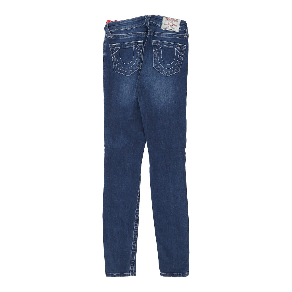 True Religion Skinny Jeans - 27W UK 6 Blue Cotton Refurbished - Thrifted (note: this is a term often used to describe second- refurbished available on Cerqular