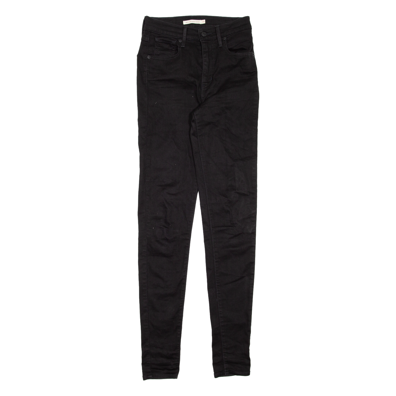 LEVI'S Mile High Womens Jeans Black Slim Skinny W25 L32 Refurbished - N/A refurbished available on Cerqular