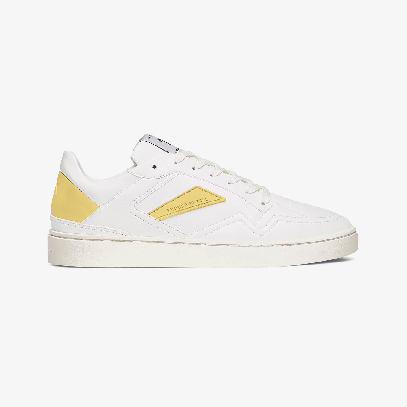 Men's Court | White-Starstruck Yellow | Size: 12 Refurbished - Thousand Fell refurbished available on Cerqular