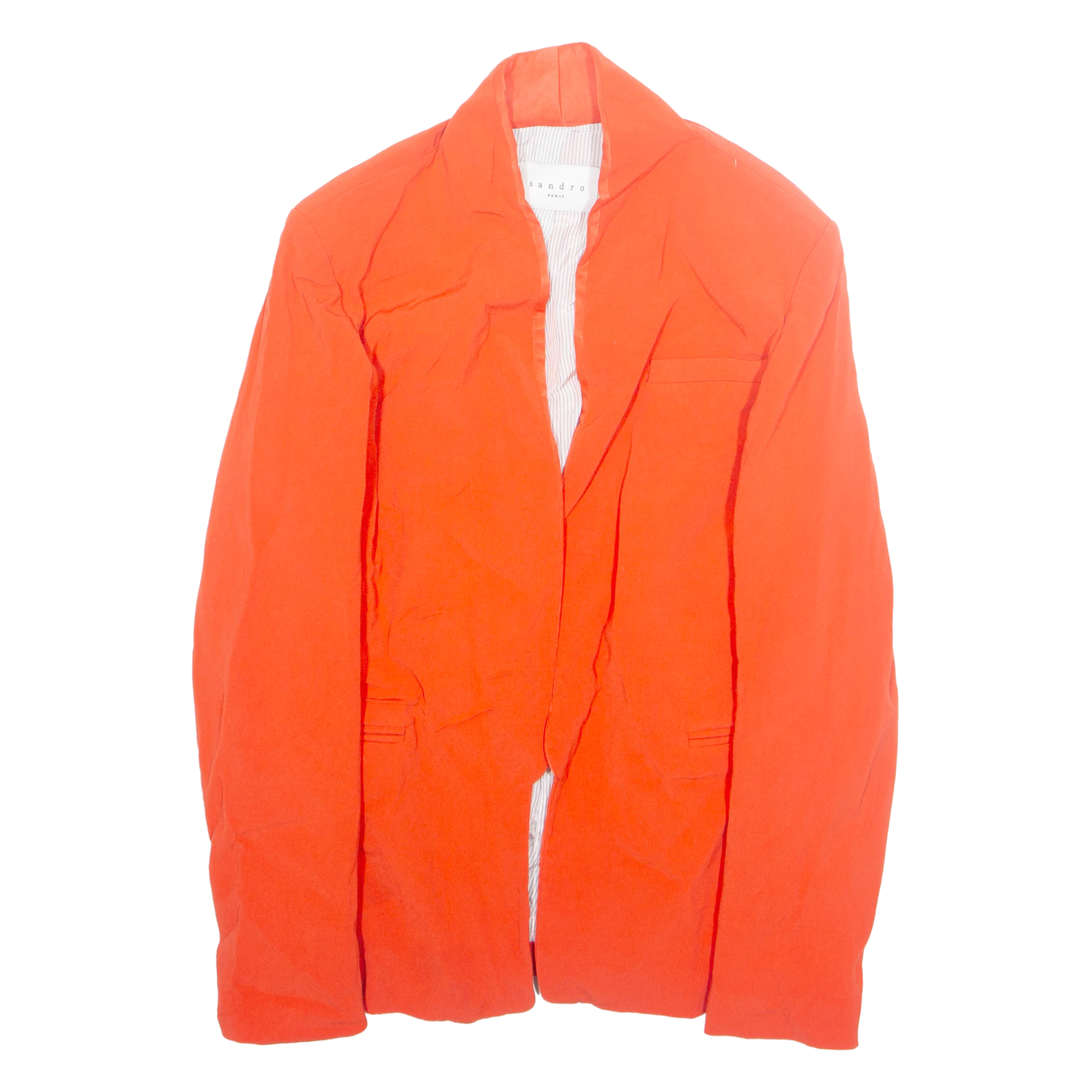 Buy SANDRO Womens Blazer Jacket Orange Viscose M Refurbished - $50.69 SANDRO Womens Blazer Jacket Orange Viscose M Refurbished - N/A refurbished available on Cerqular