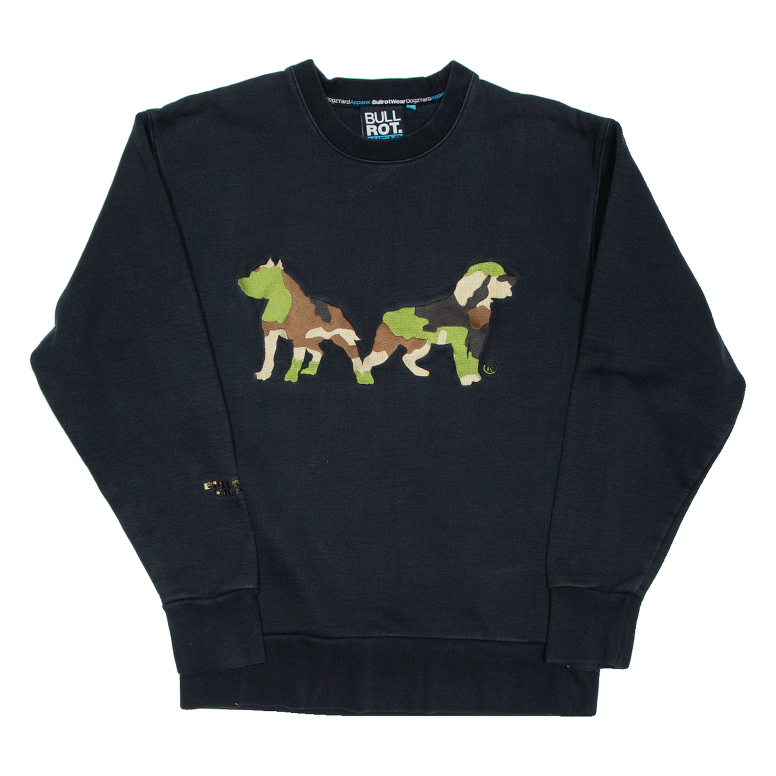 BULL ROT Mens Sweatshirt Black L Refurbished - N/A refurbished available on Cerqular